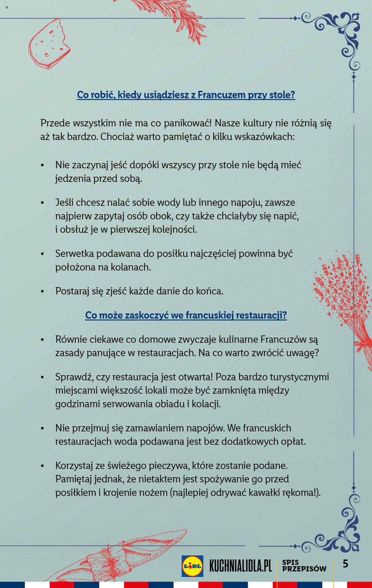 LIDL Tydzień francuski gazetka ważna od 24.07.2023 do 29.07.2023 strona 3