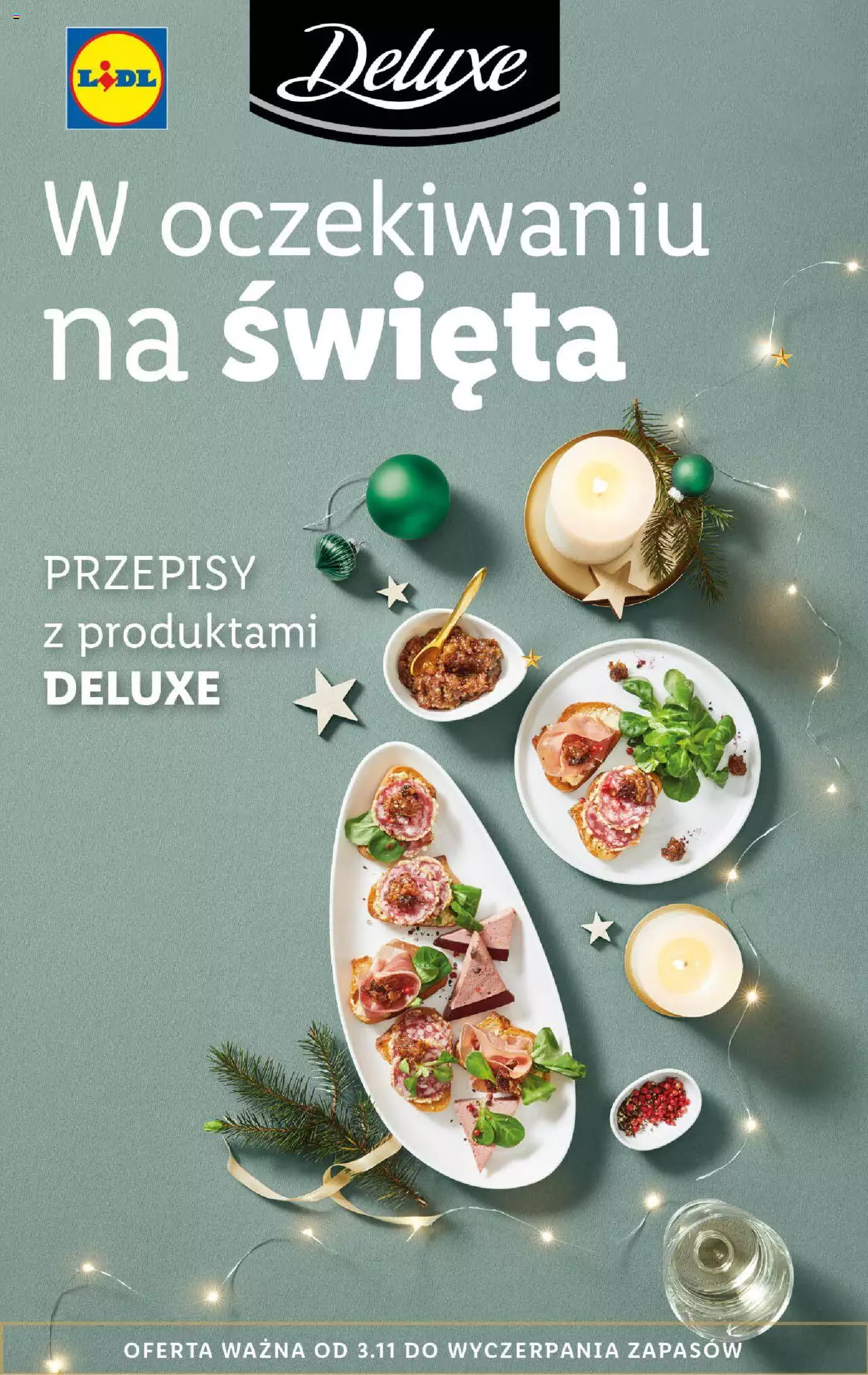 Lidl W oczekiwaniu na Święta gazetka ważna  od  03.11.2022 do 30.11.2022 strona 1