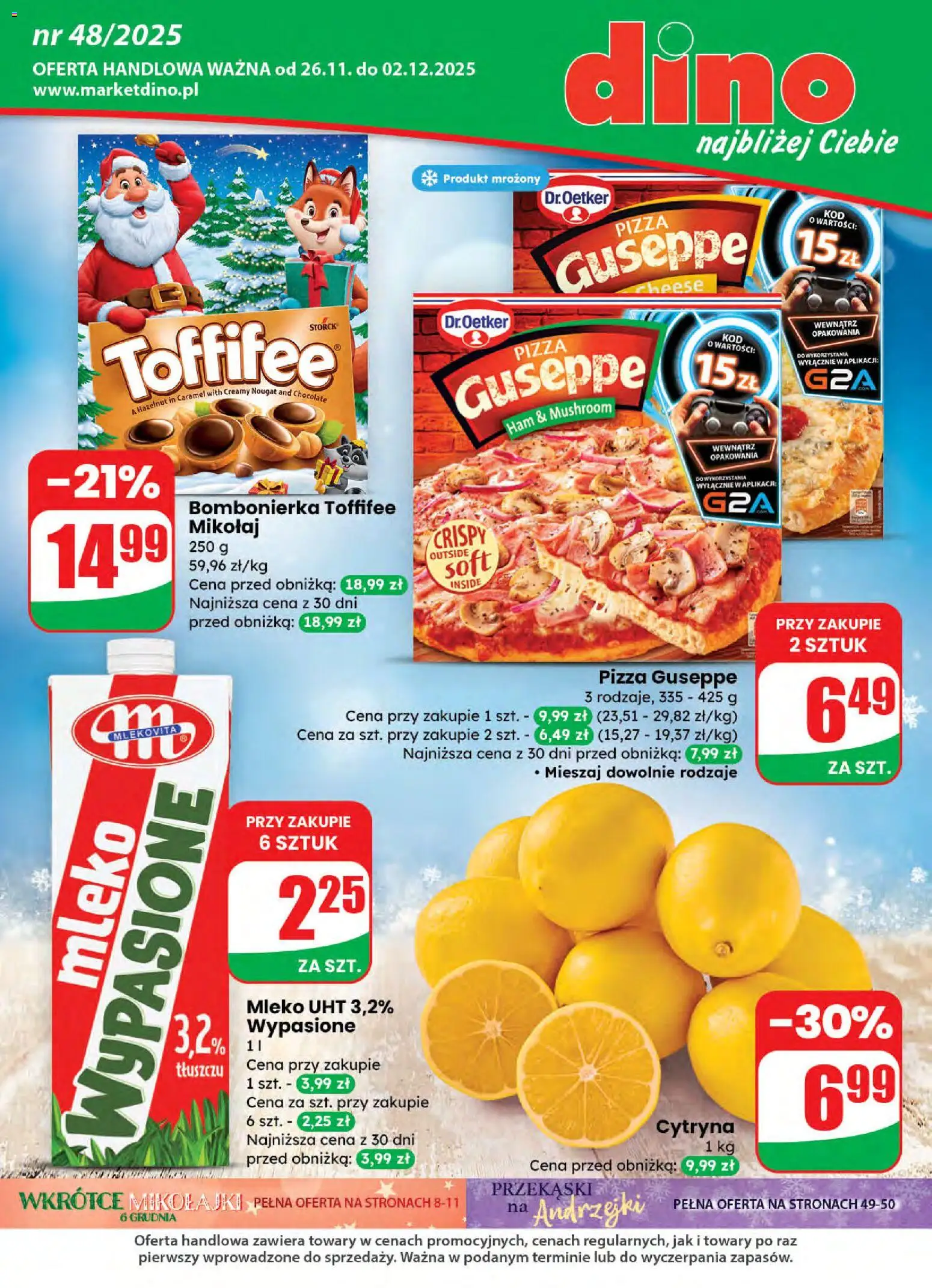 Najnowsza Dino gazetka ważna   od 26.11.2025 do 02.12.2025 strona 1
