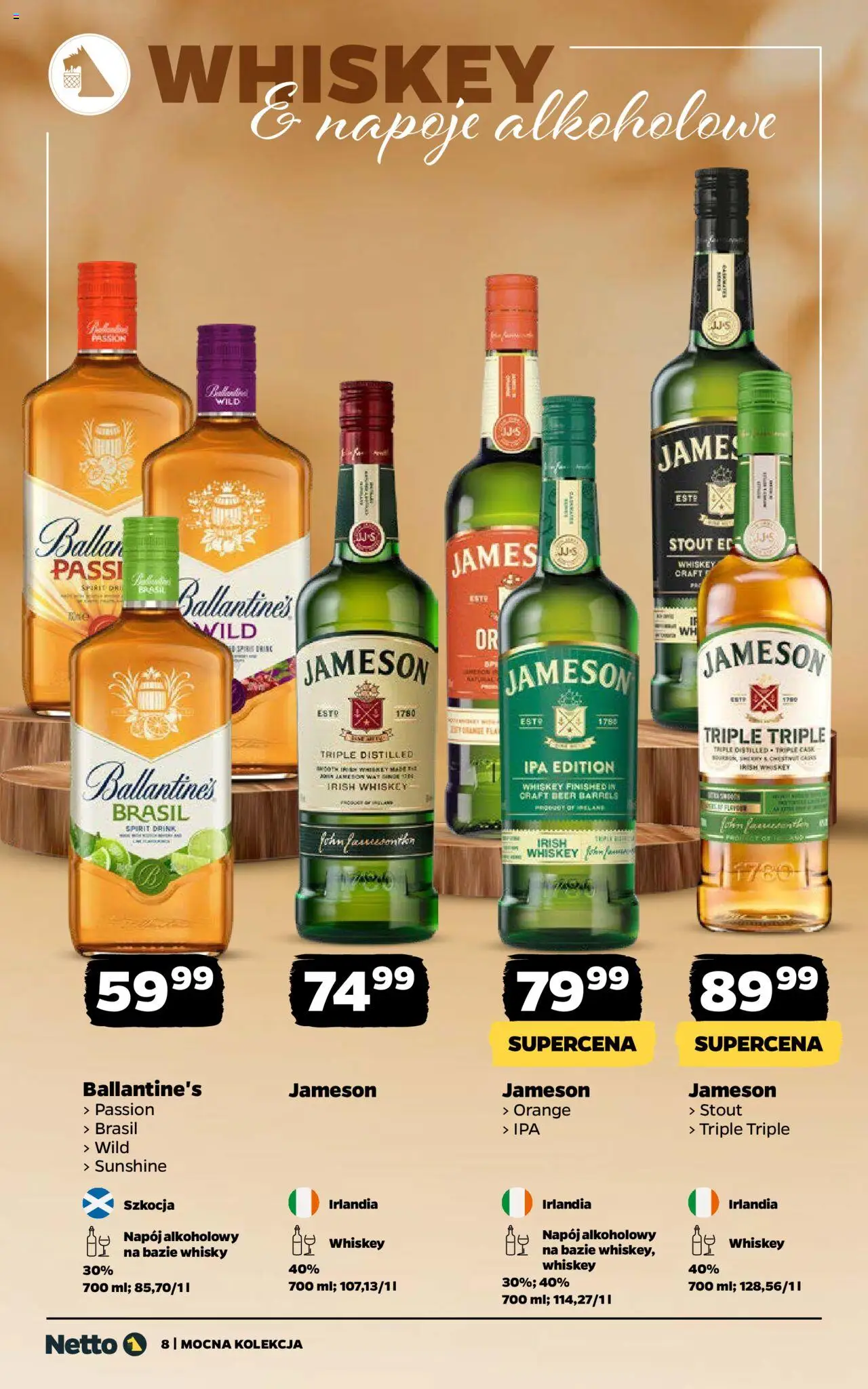 NETTO Alkohole mocne gazetka ważna  od 15.09.2025 do 28.09.2025 strona 8
