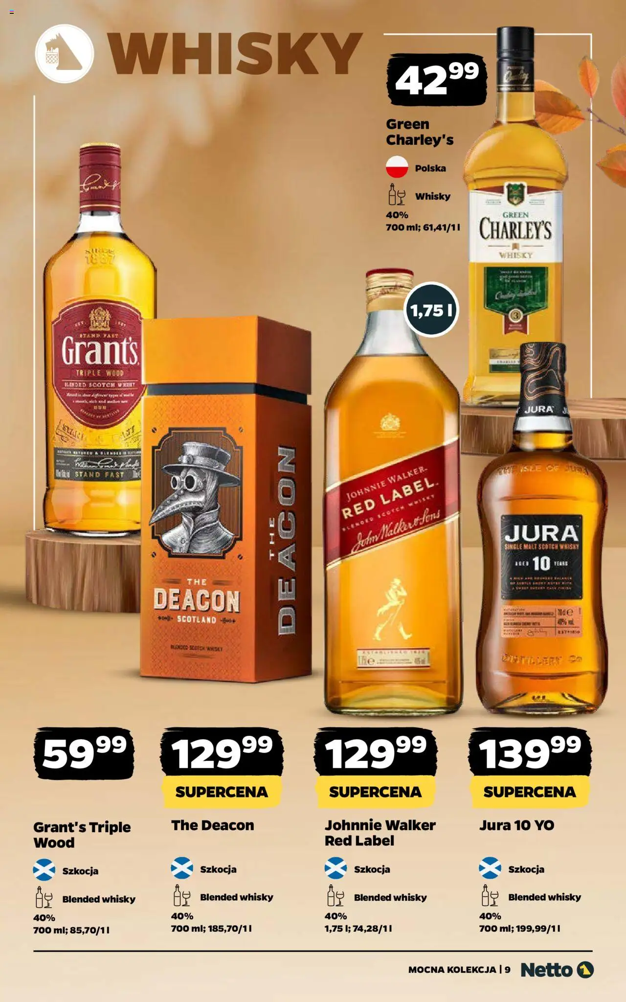 NETTO Alkohole mocne gazetka ważna  od 15.09.2025 do 28.09.2025 strona 9