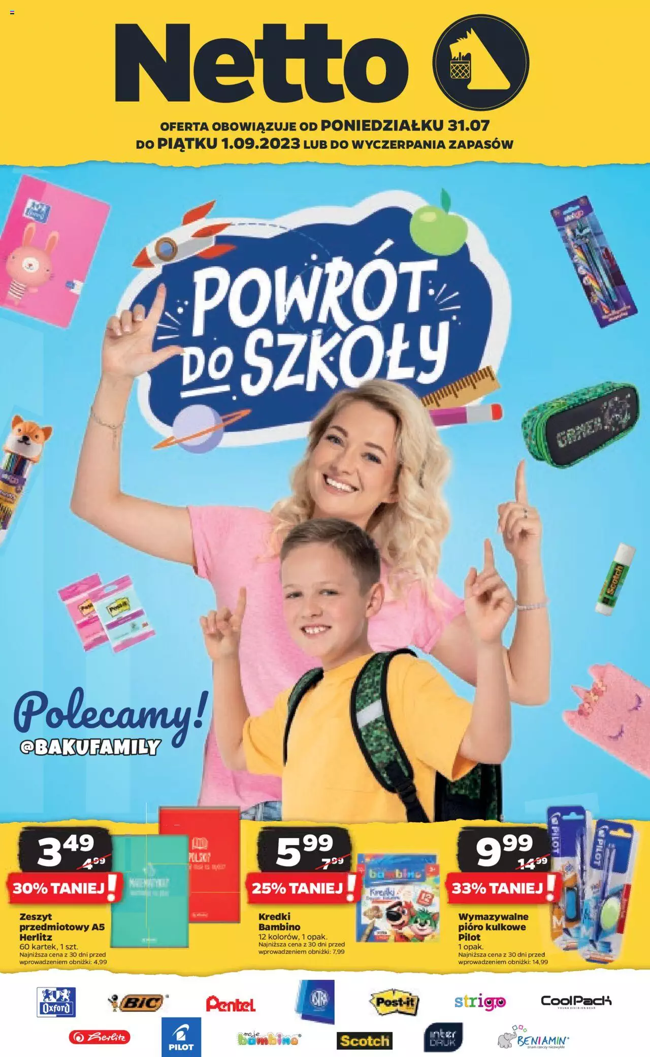 NETTO Back to School gazetka ważna  od  31.07.2023 do 01.09.2023