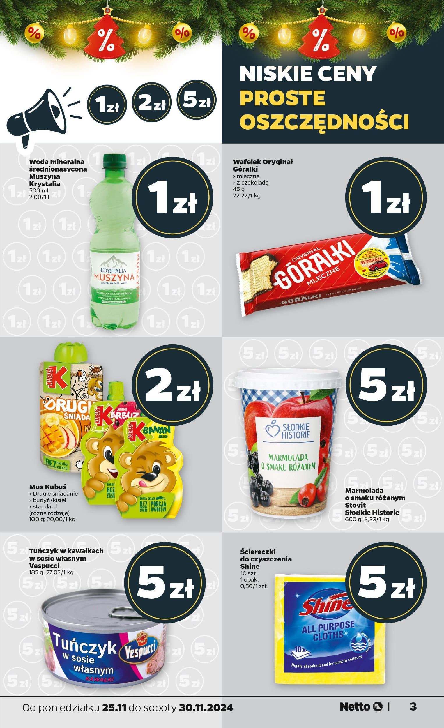 Netto BLACK FRIDAY Gazetka ważna  od 25.11.2024 do 30.11.2024 strona 3