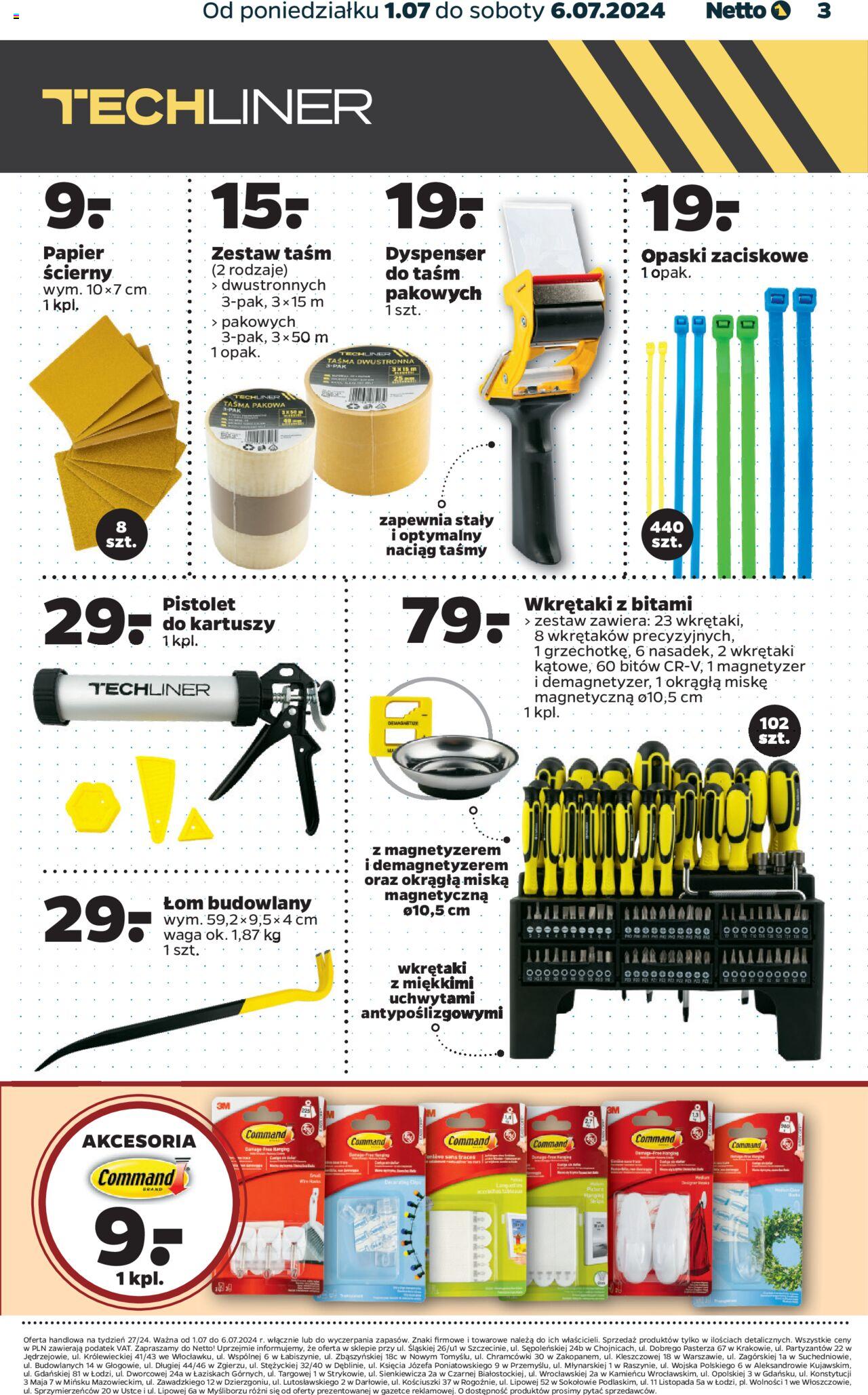 NETTO Gazetka Non Food ważna od 01.07.2024 do 06.07.2024 strona 3