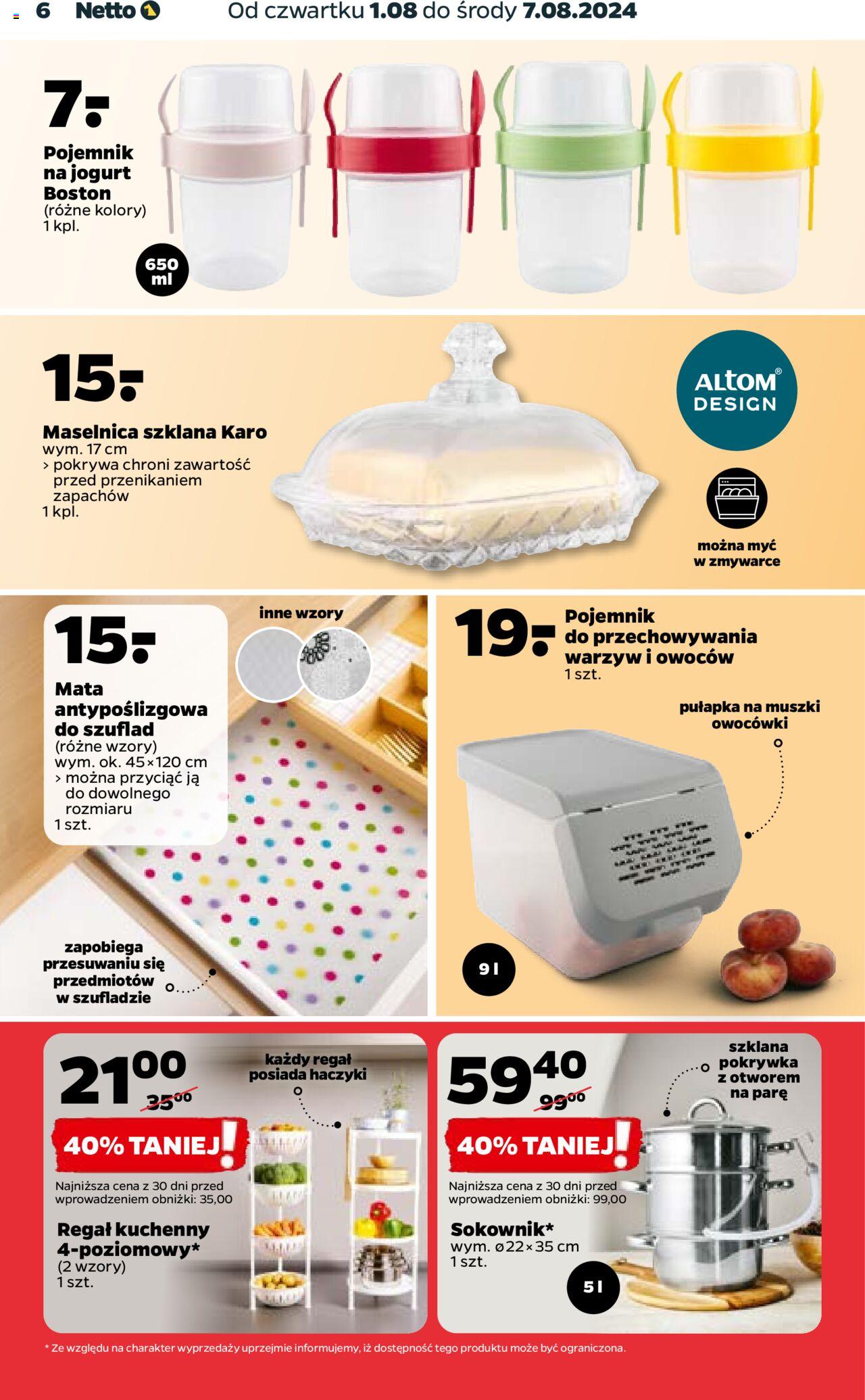 NETTO Gazetka Non Food ważna od 01.08.2024 do 07.08.2024 strona 6