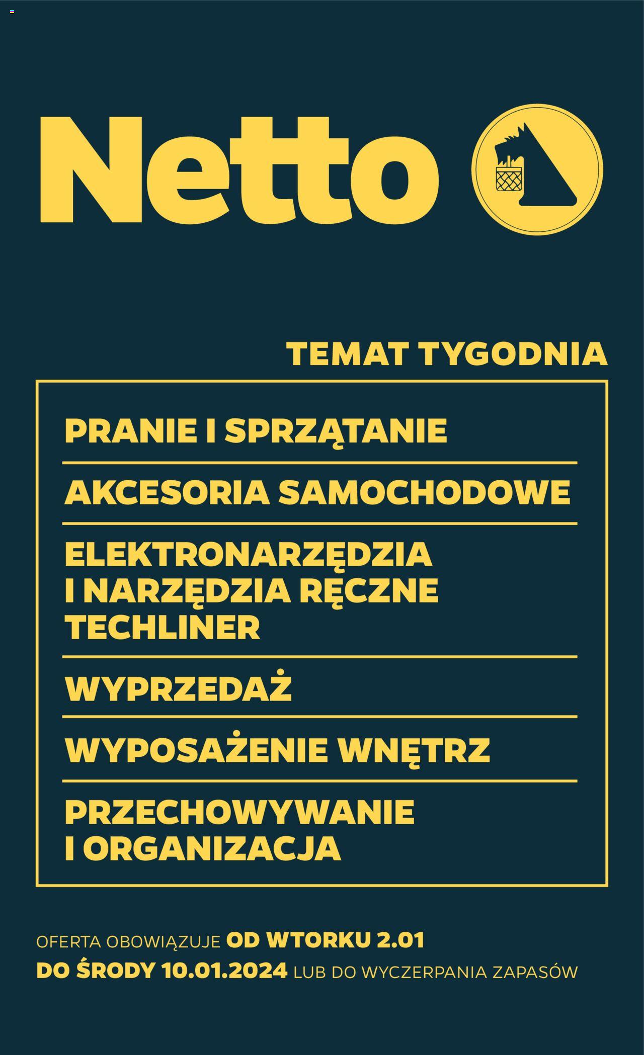 NETTO Gazetka Non Food ważna od 02.01.2024 do 10.01.2024 strona 1
