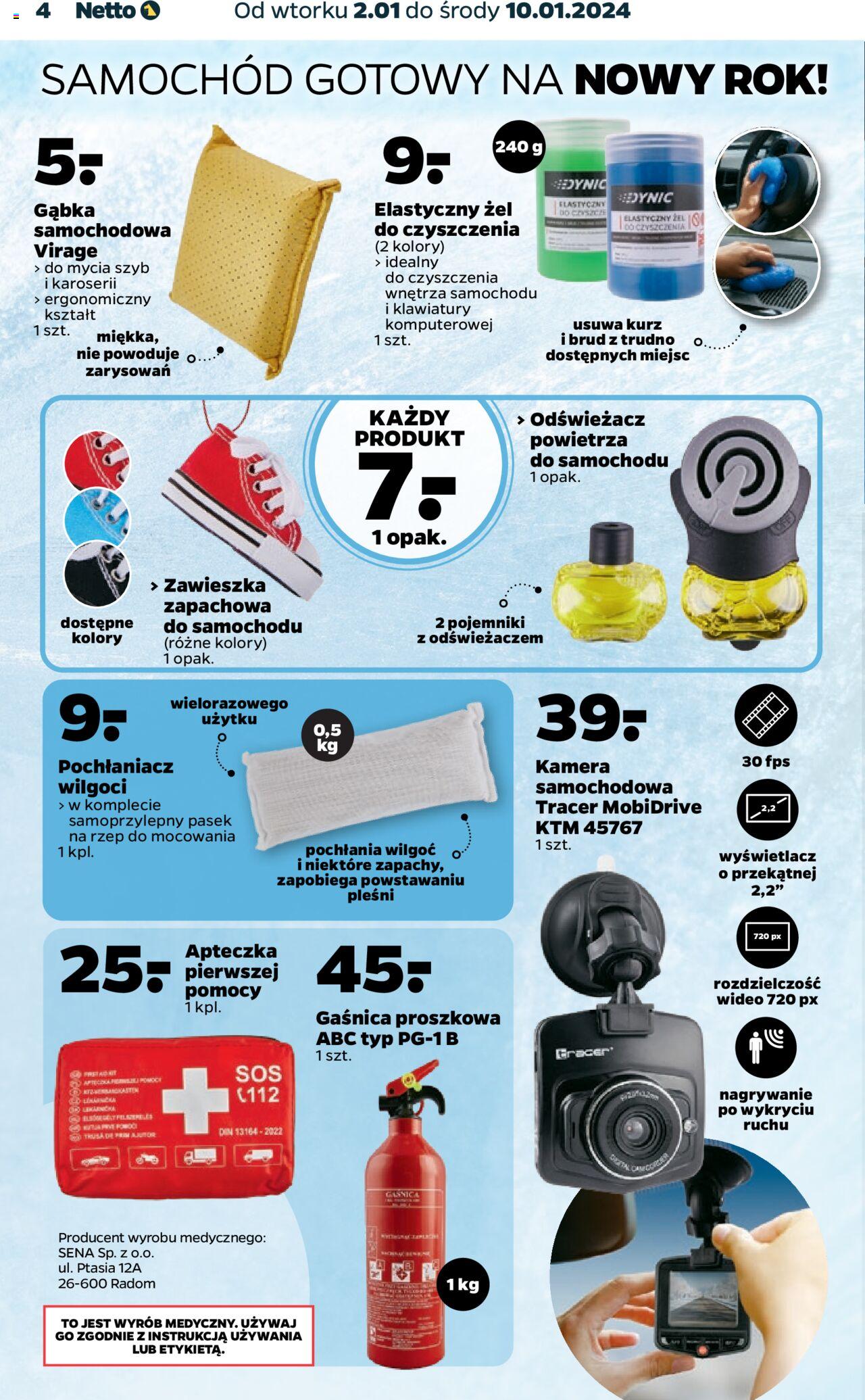 NETTO Gazetka Non Food ważna od 02.01.2024 do 10.01.2024 strona 4