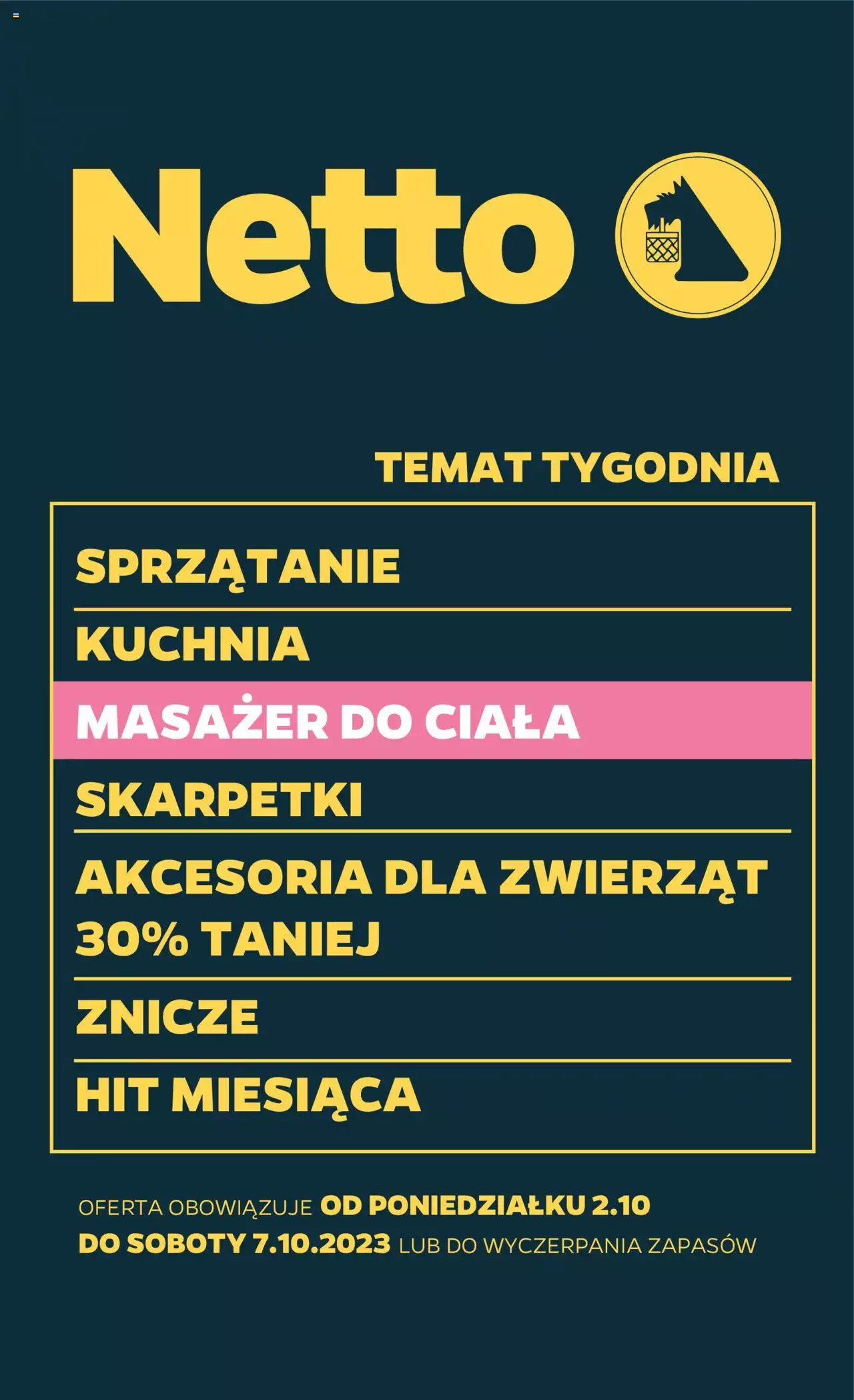 NETTO Gazetka Non Food ważna od 02.10.2023 do 07.10.2023 strona 1