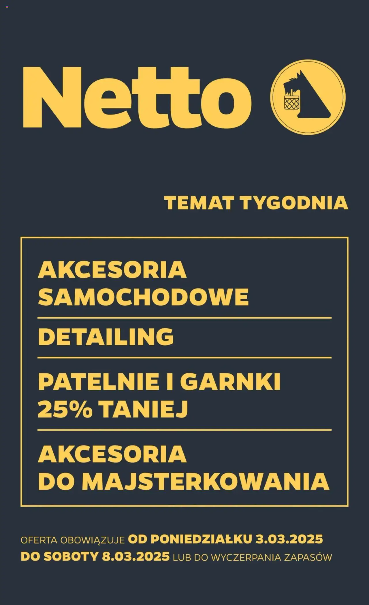 NETTO Gazetka Non Food ważna od 03.03.2025 do 08.03.2025 strona 1