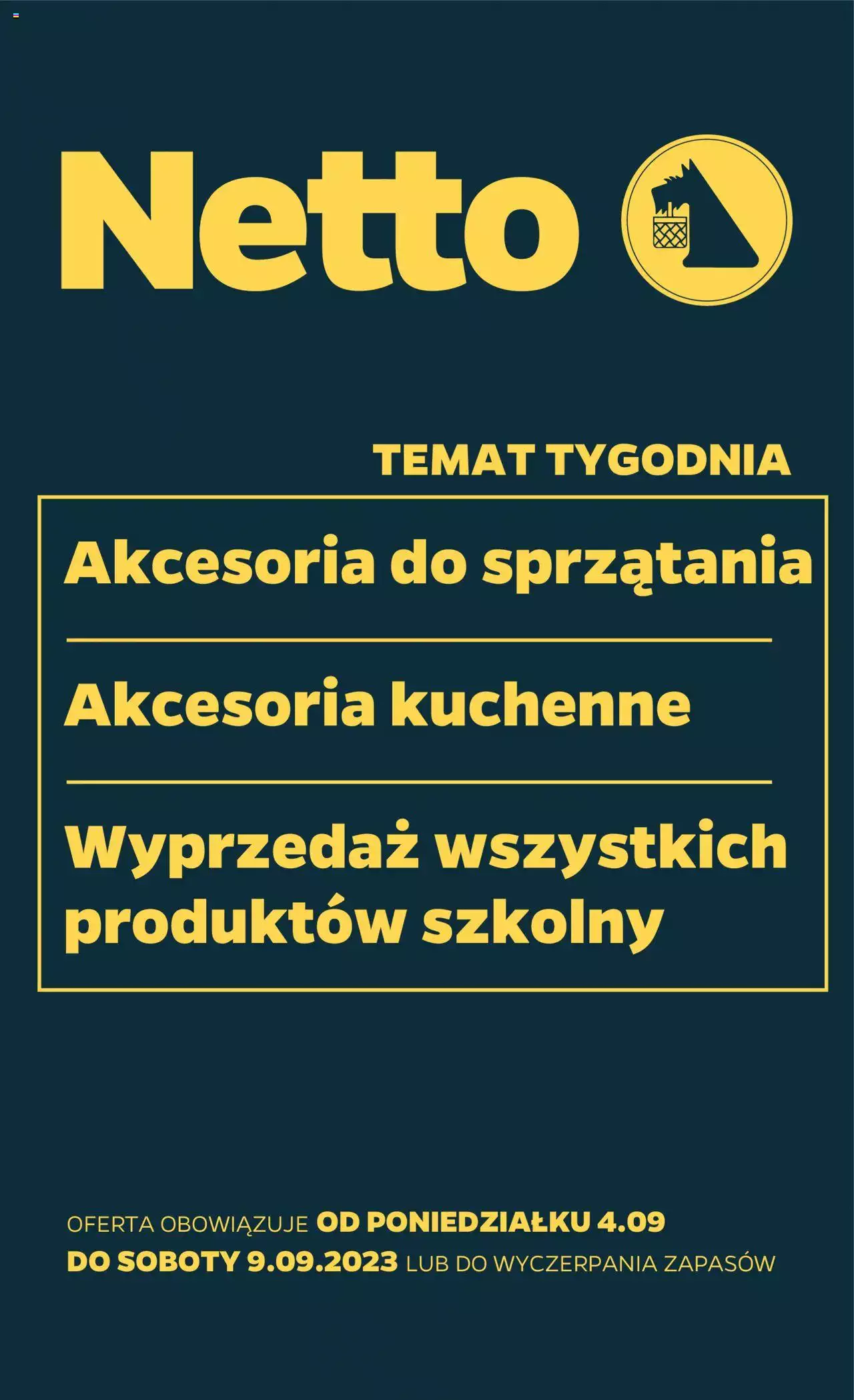 NETTO Gazetka Non Food ważna od 04.09.2023 do 09.09.2023 strona 1