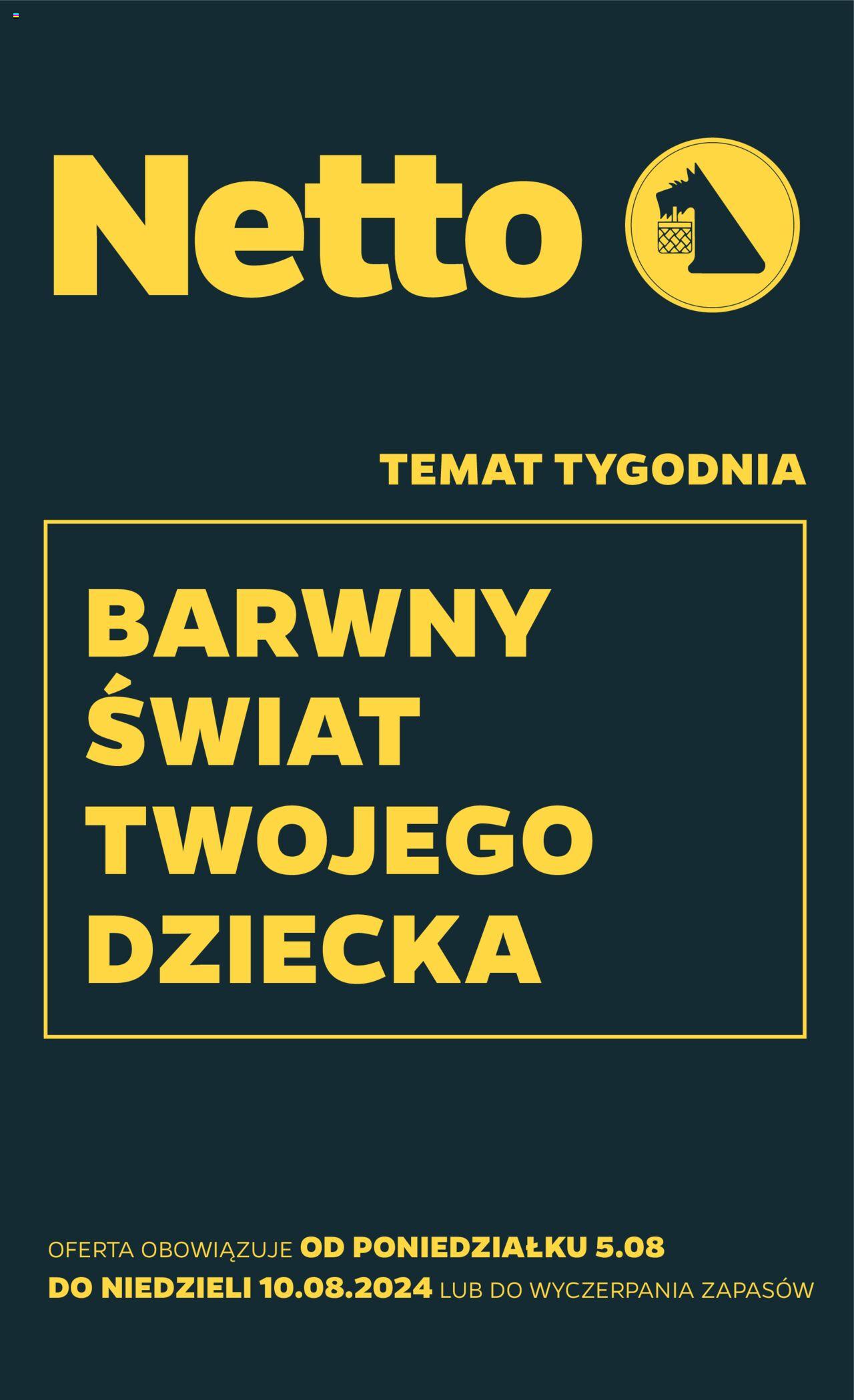 NETTO Gazetka Non Food ważna od 05.08.2024 do 10.08.2024 strona 1