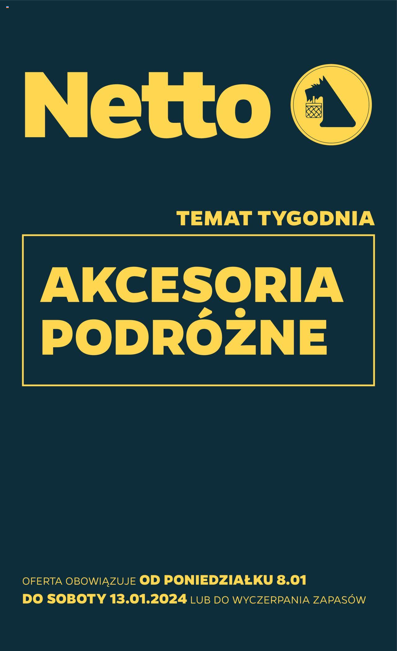 NETTO Gazetka Non Food ważna od 08.01.2024 do 13.01.2024 strona 1