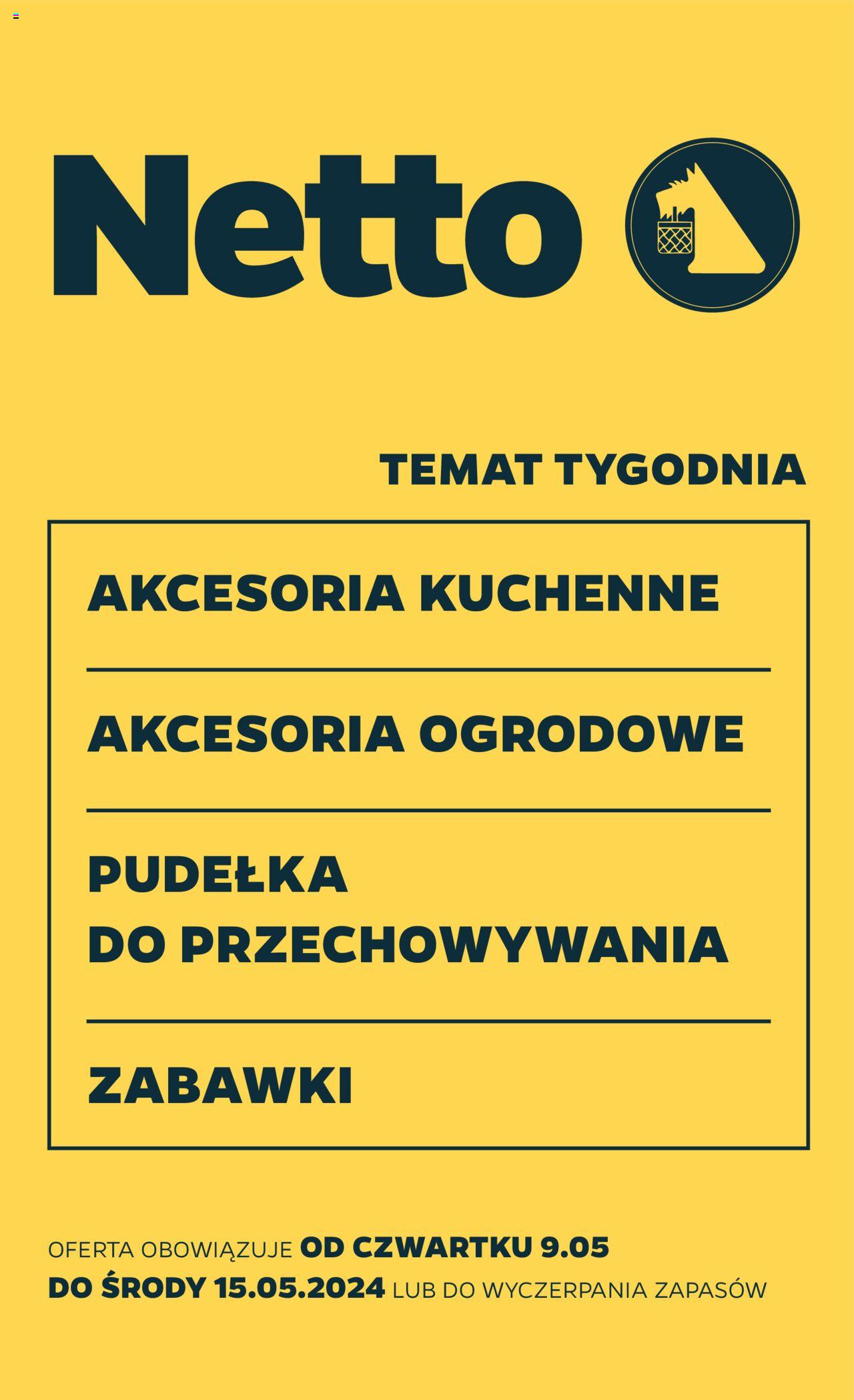 NETTO Gazetka Non Food ważna od 09.05.2024 do 15.05.2024 strona 1