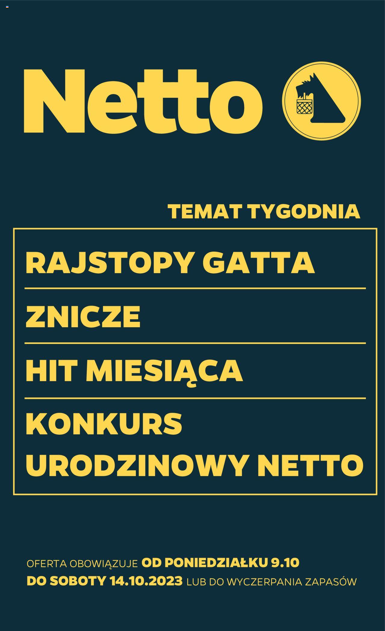 NETTO Gazetka Non Food ważna od 09.10.2023 do 14.10.2023 strona 1