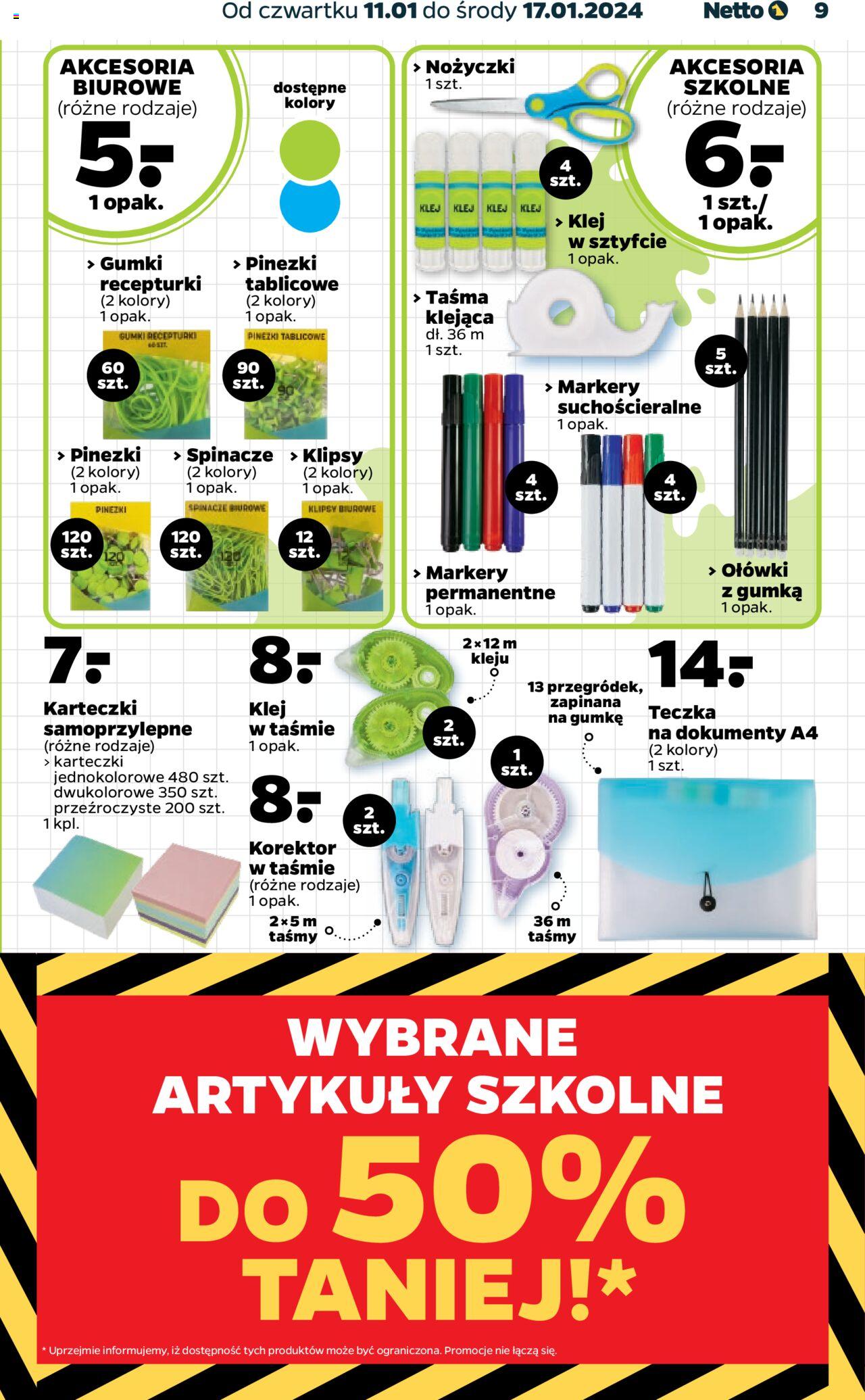 NETTO Gazetka Non Food ważna od  11.01.2024 do 17.01.2024 strona 9