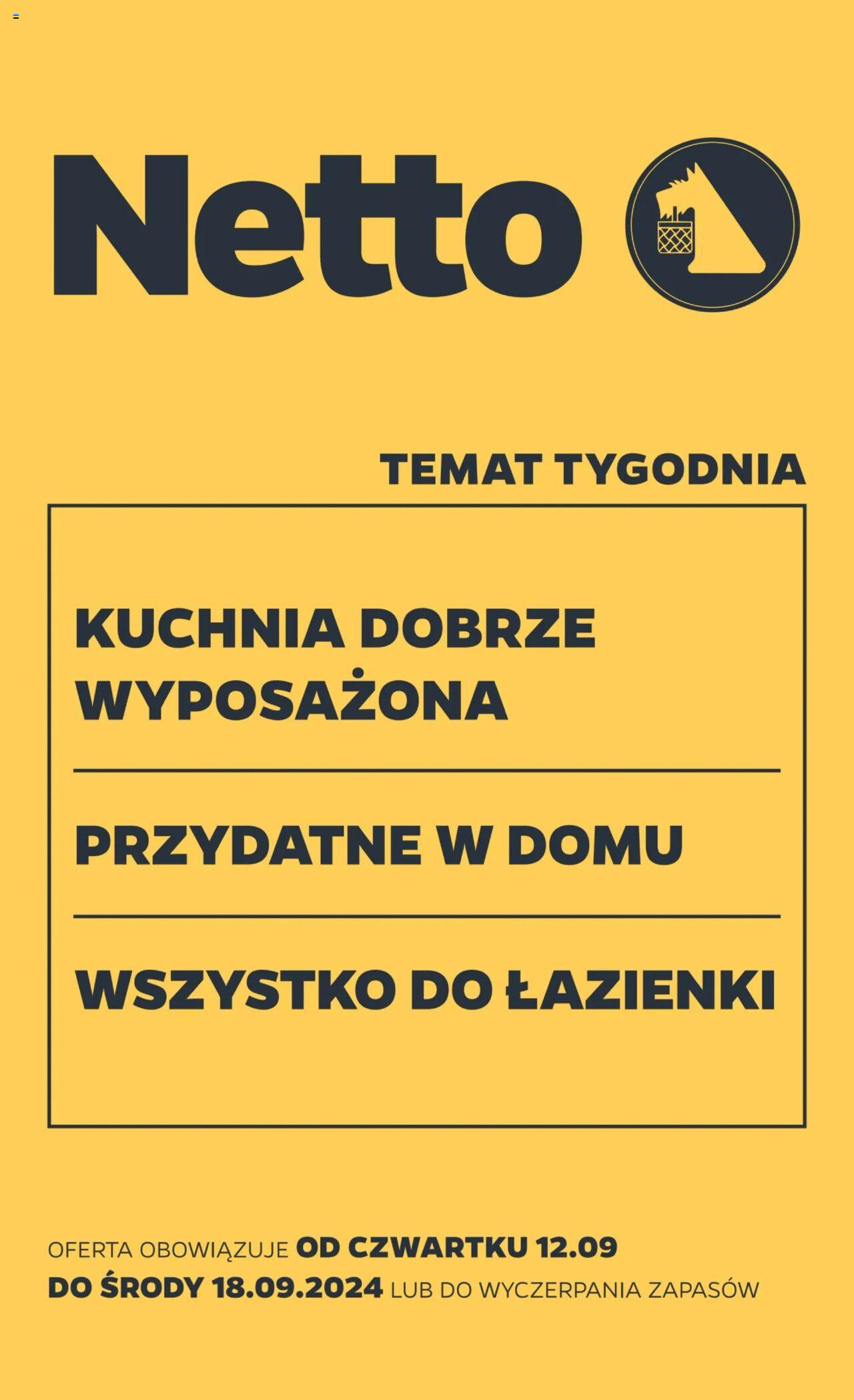 NETTO Gazetka Non Food ważna od  12.09.2024 do 18.09.2024 strona 1
