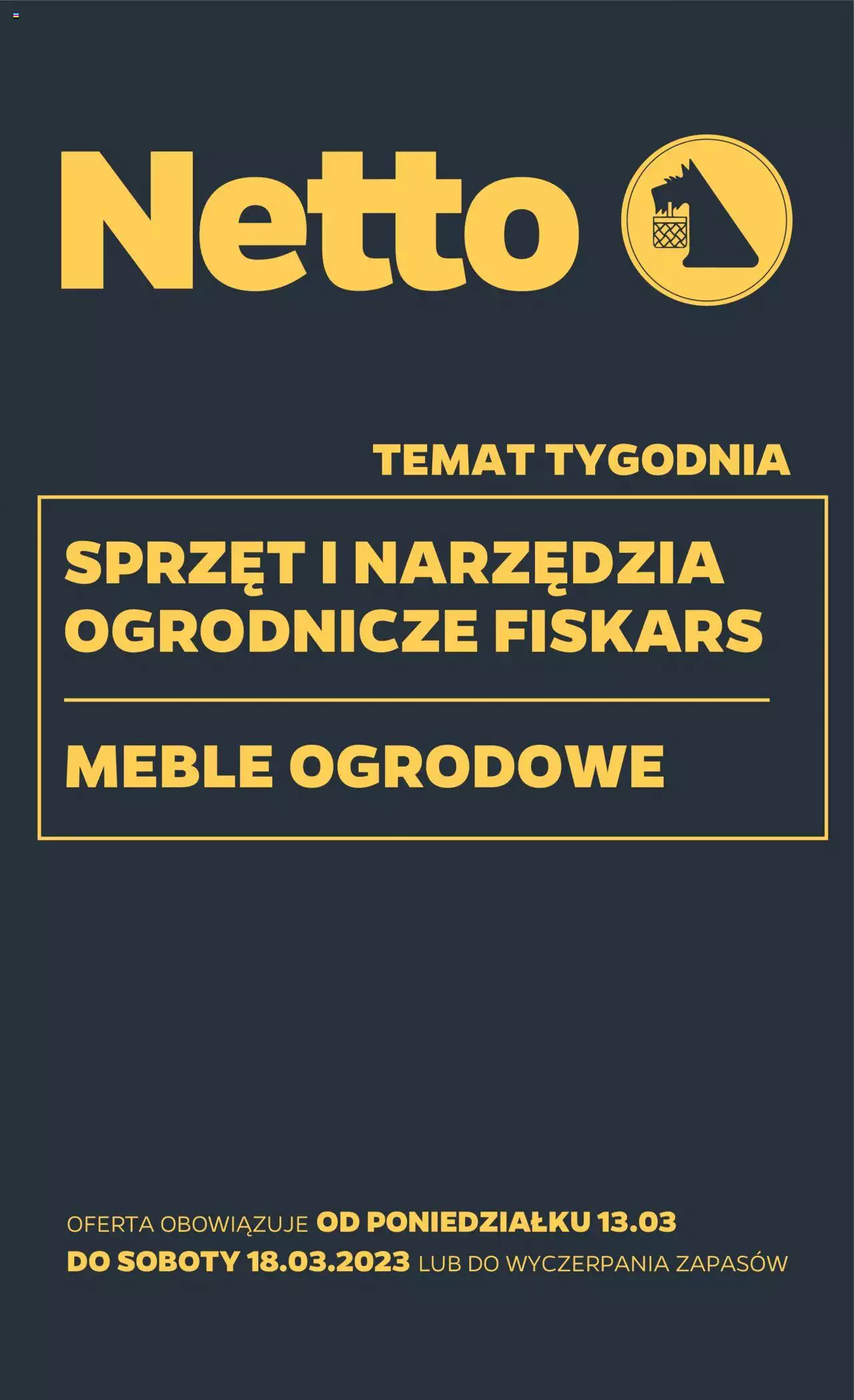 NETTO Gazetka Non Food ważna  od 13.03.2023 do 18.03.2023 strona 1
