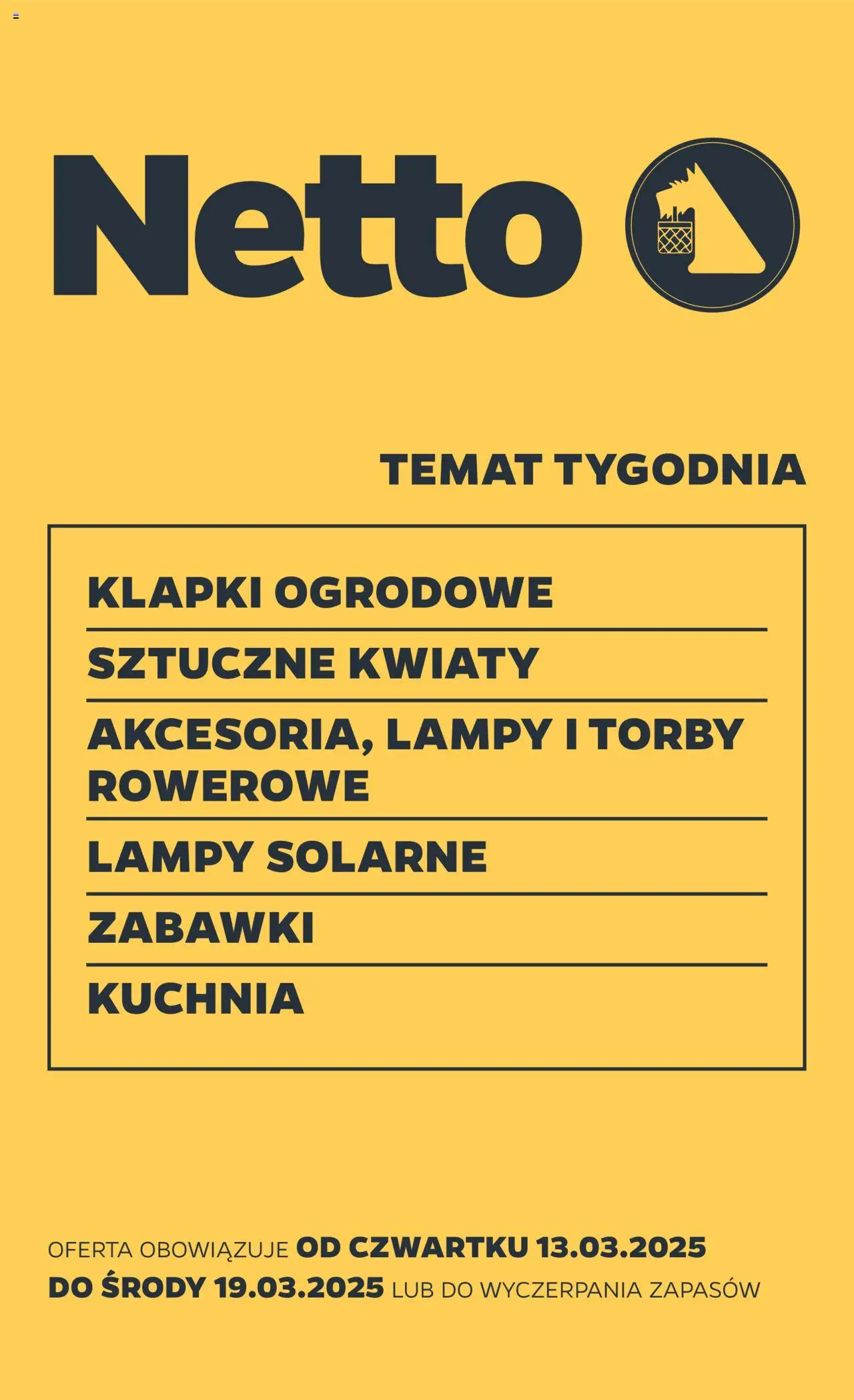 NETTO Gazetka Non Food ważna od  13.03.2025 do 19.03.2025 strona 1
