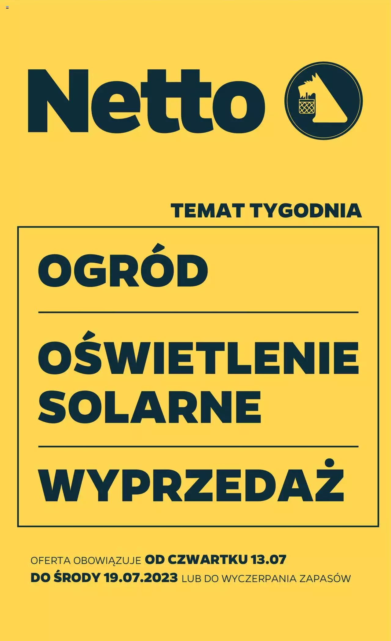 NETTO Gazetka Non Food ważna od 13.07.2023 do 19.07.2023 strona 1