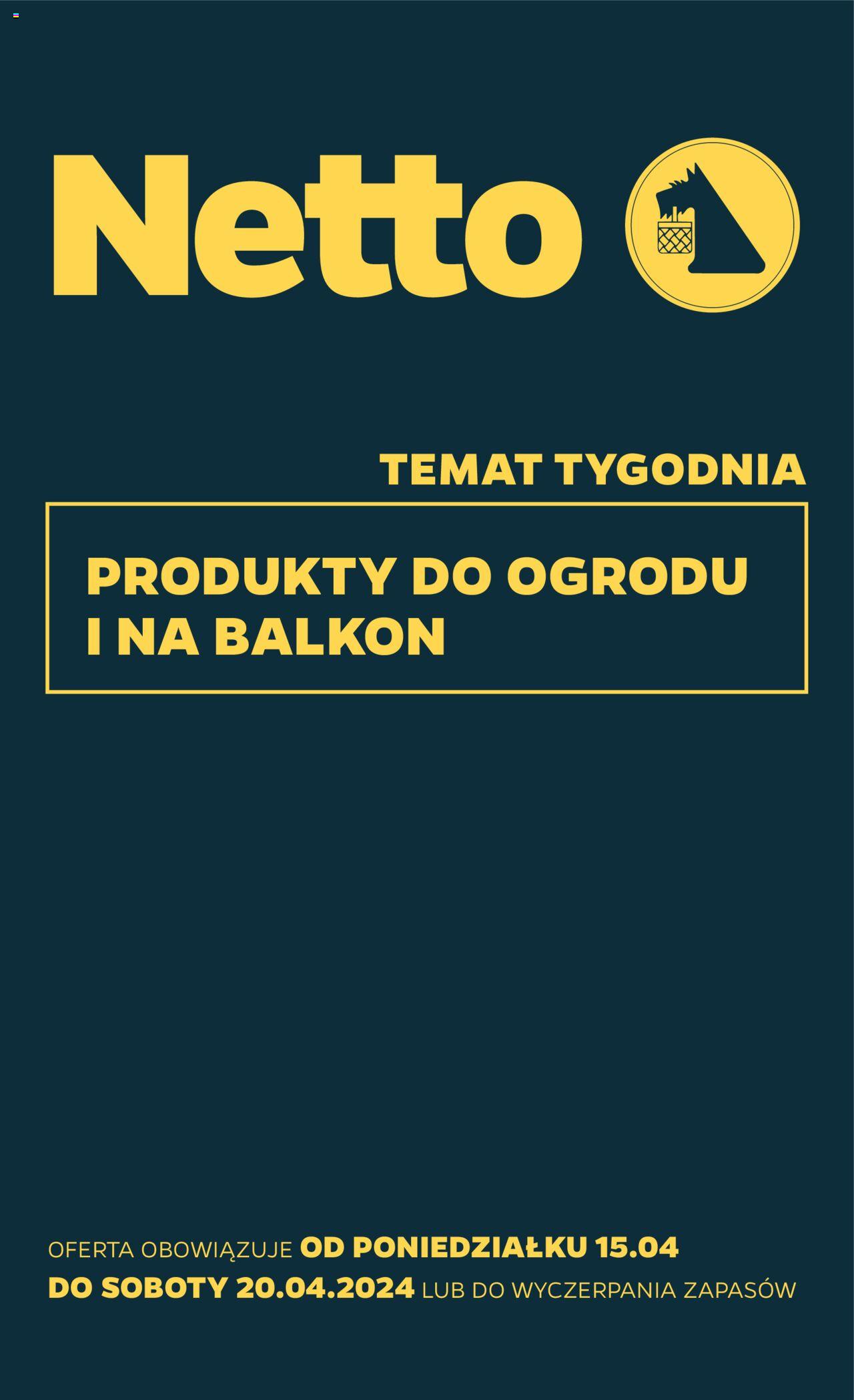 NETTO Gazetka Non Food ważna od 15.04.2024 do 20.04.2024 strona 1
