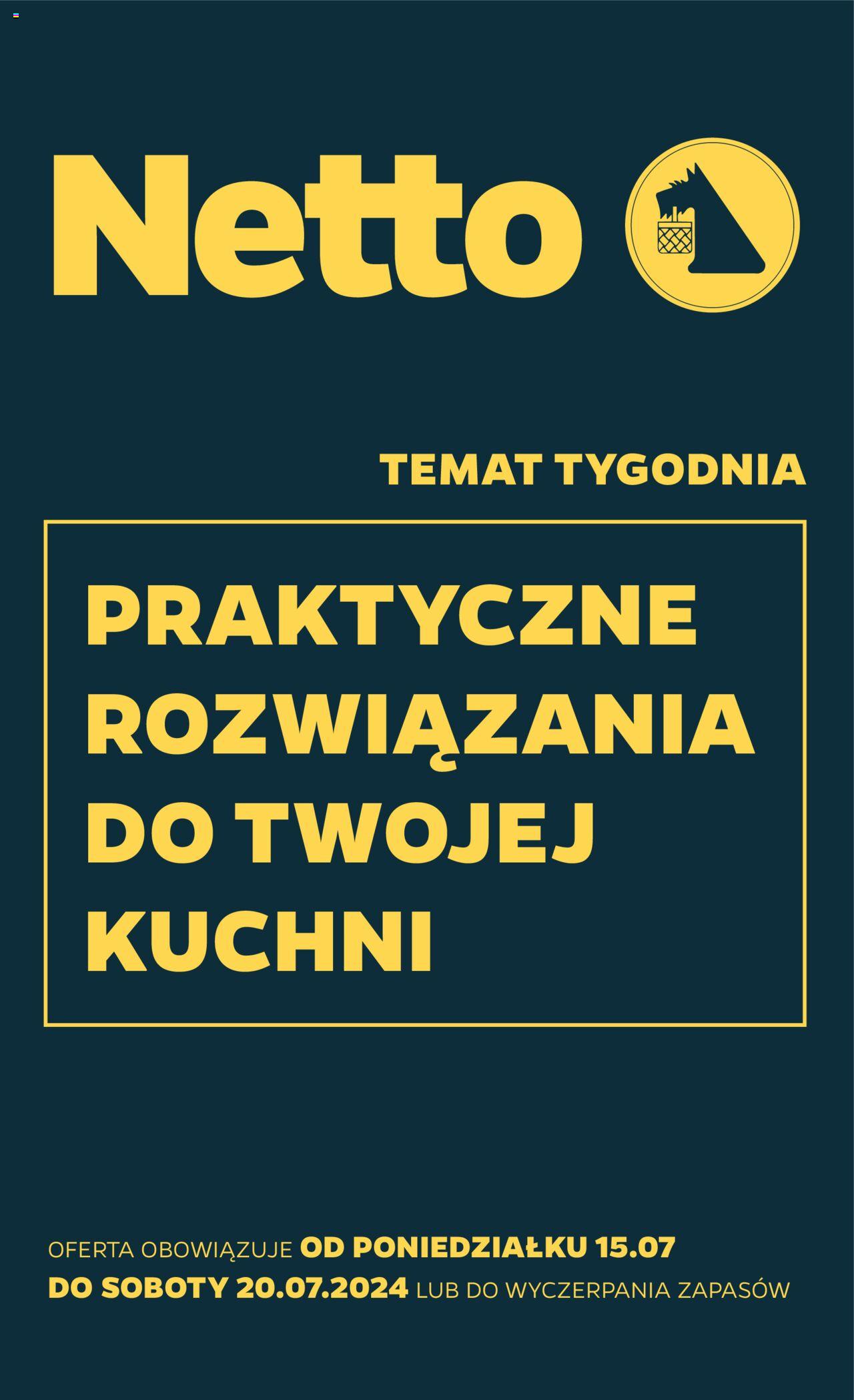 NETTO Gazetka Non Food ważna od 15.07.2024 do 20.07.2024 strona 1