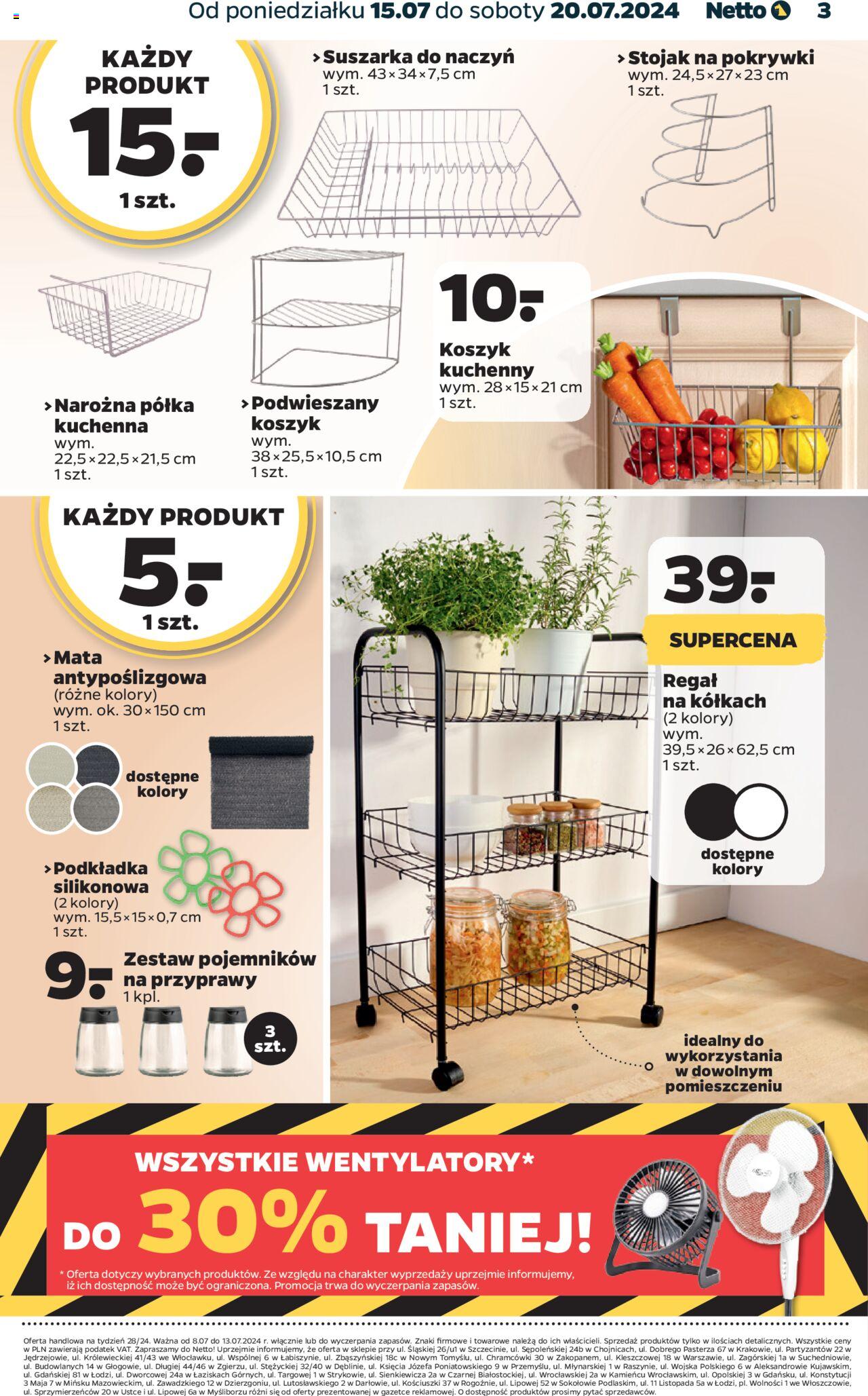NETTO Gazetka Non Food ważna od 15.07.2024 do 20.07.2024 strona 3