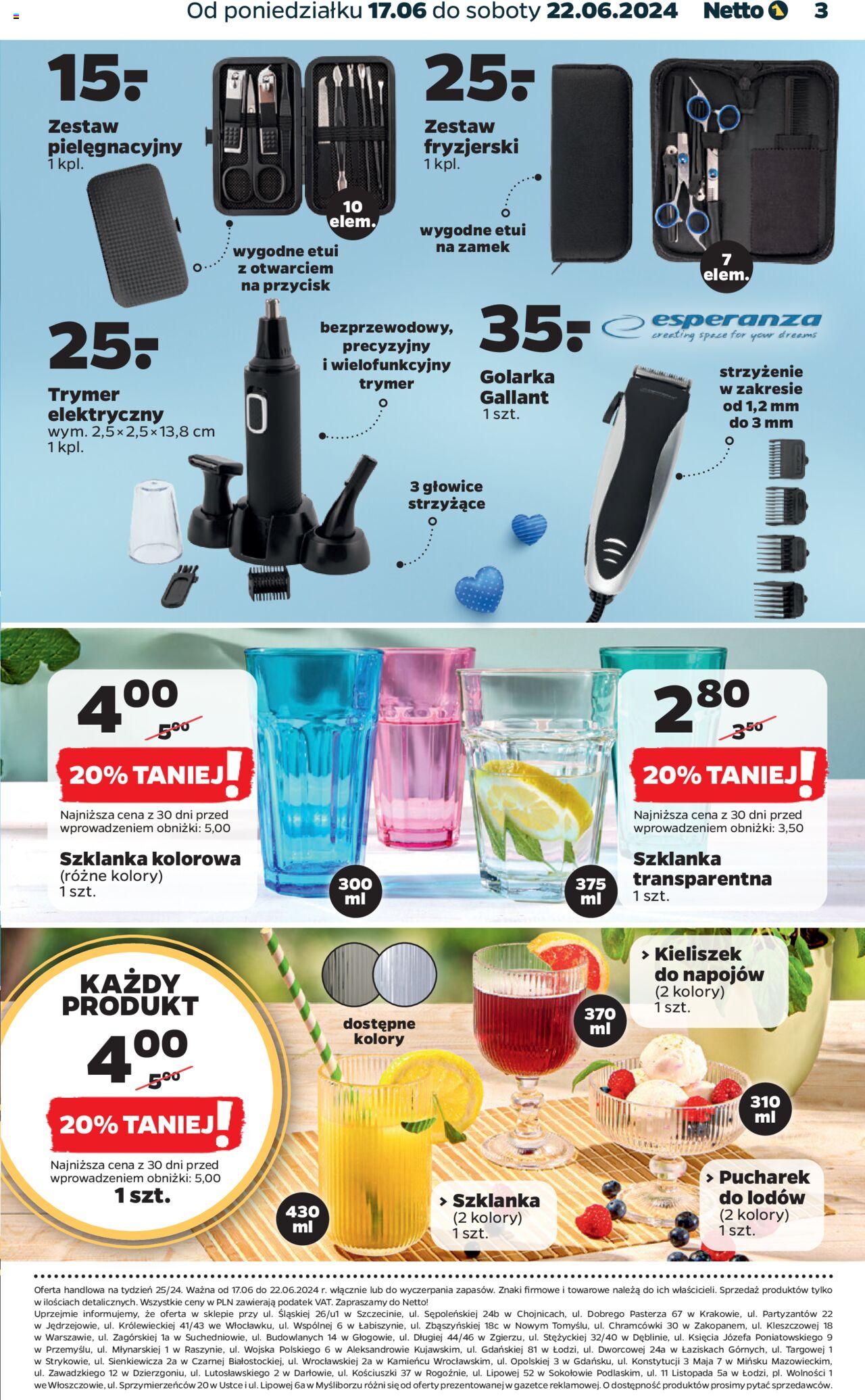NETTO Gazetka Non Food ważna od 17.06.2024 do 22.06.2024 strona 3
