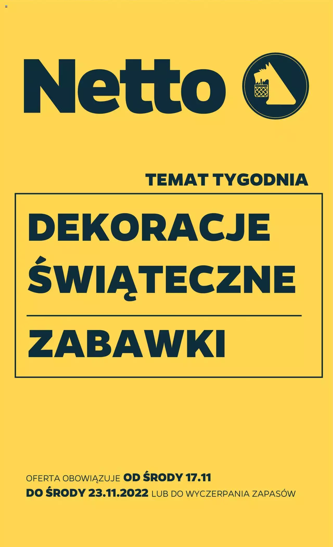 NETTO Gazetka Non Food ważna od 17.11.2022 do 23.11.2022 strona 1