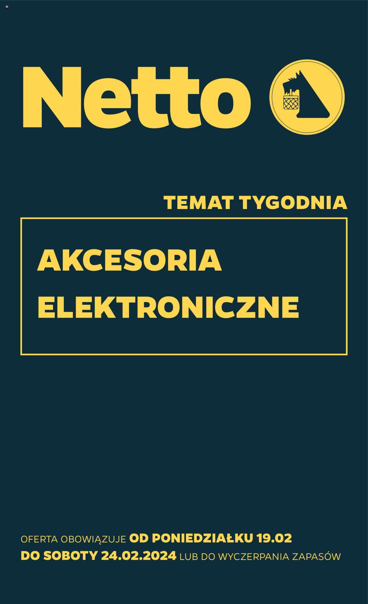 NETTO Gazetka Non Food ważna od 19.02.2024 do 24.02.2024 strona 1