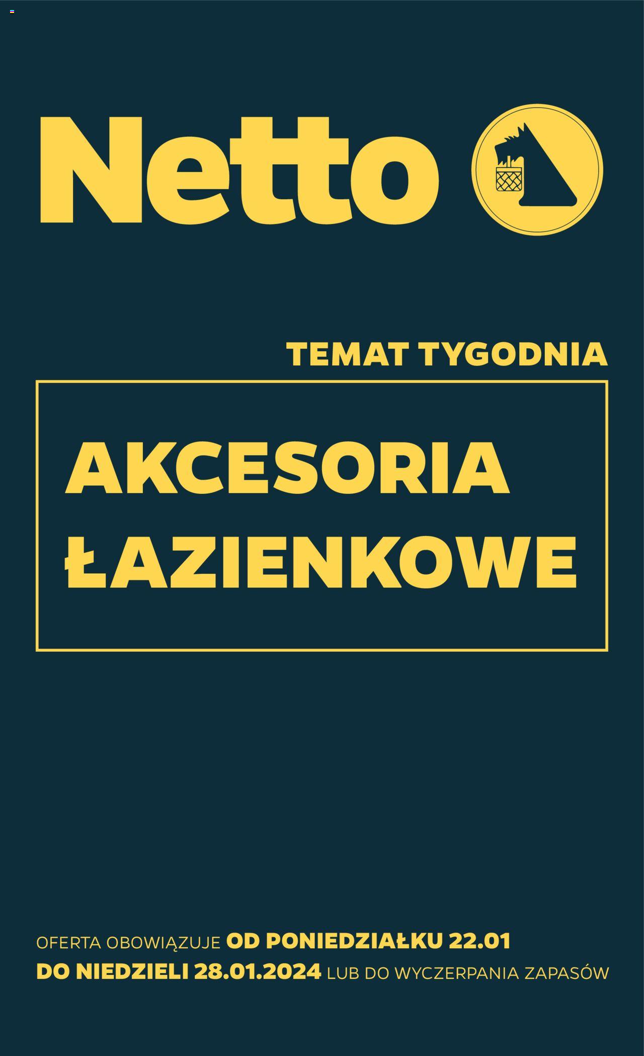 NETTO Gazetka Non Food ważna  od 22.01.2024 do 28.01.2024 strona 1