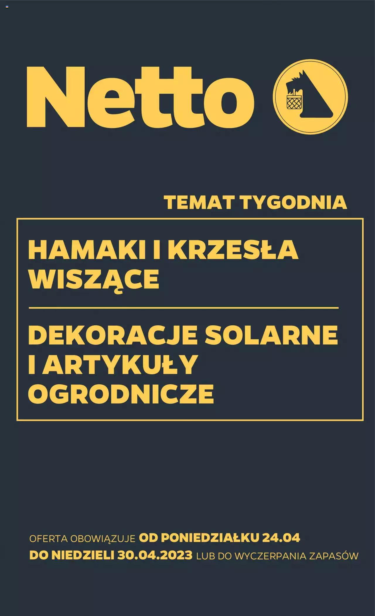 NETTO Gazetka Non Food ważna od 24.04.2023 do 30.04.2023 strona 1