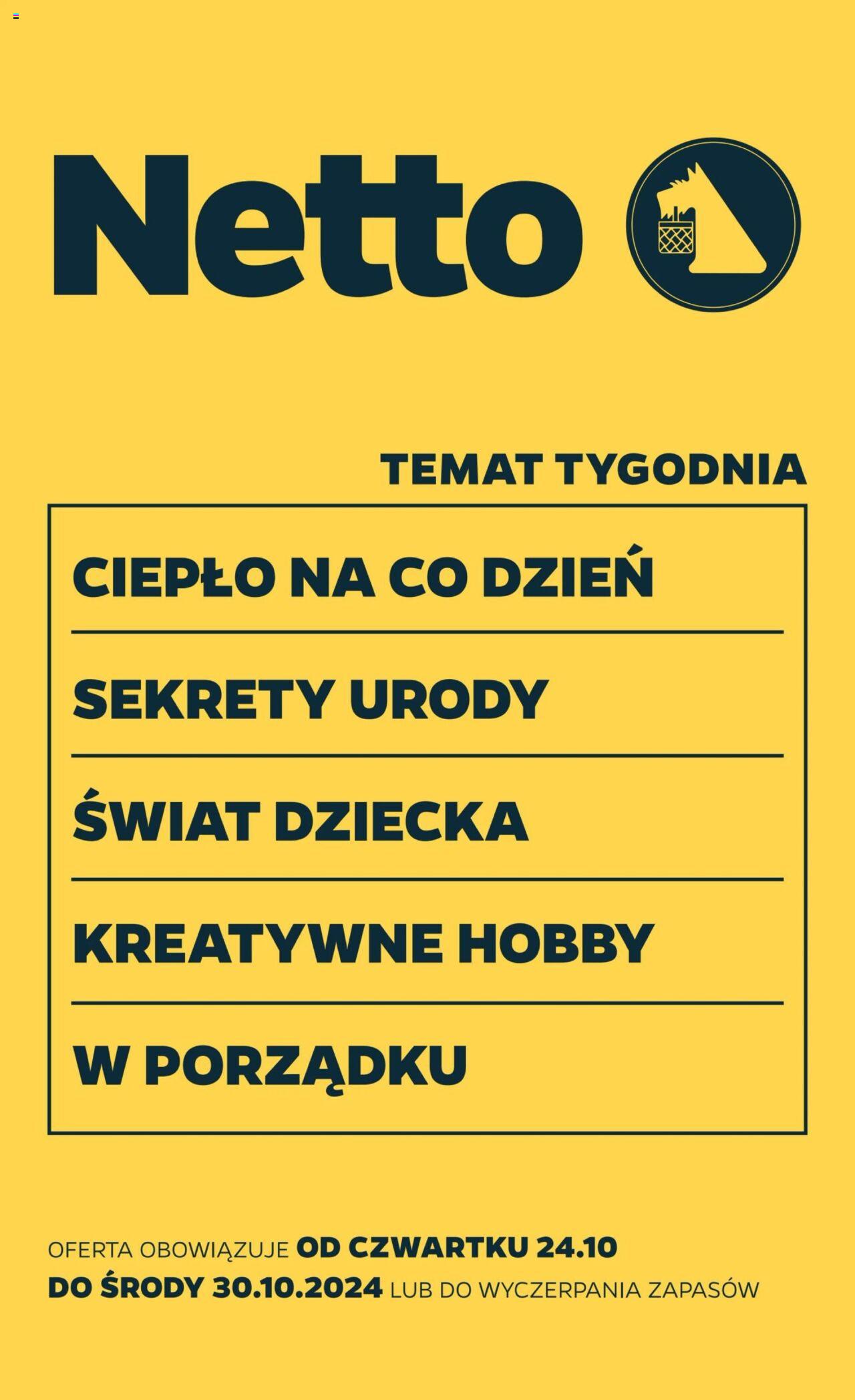 NETTO Gazetka Non Food ważna  od 24.10.2024 do 30.10.2024 strona 1
