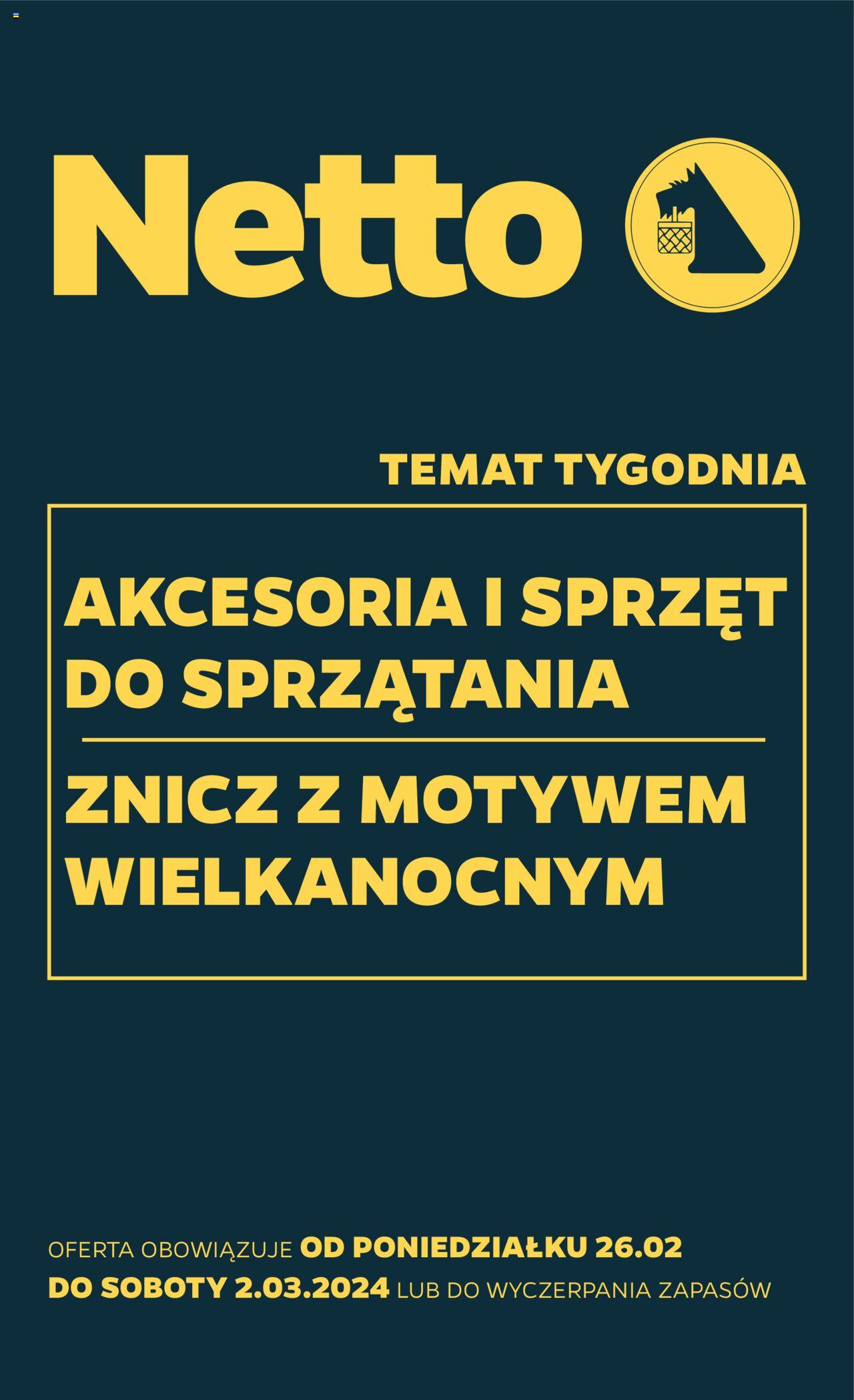 NETTO Gazetka Non Food ważna od 26.02.2024 do 02.03.2024 strona 1