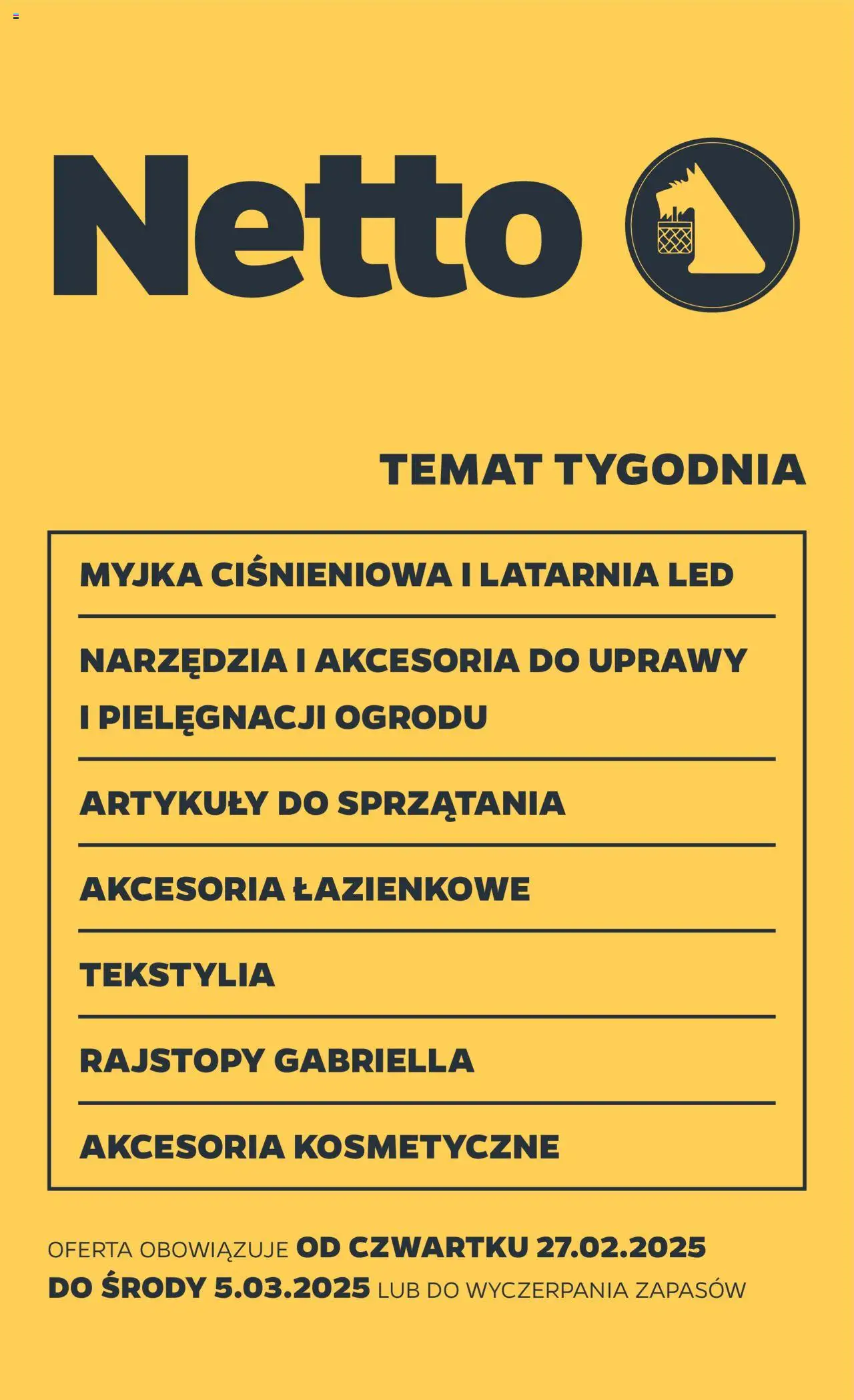 NETTO Gazetka Non Food ważna od 27.02.2025 do 05.03.2025 strona 1