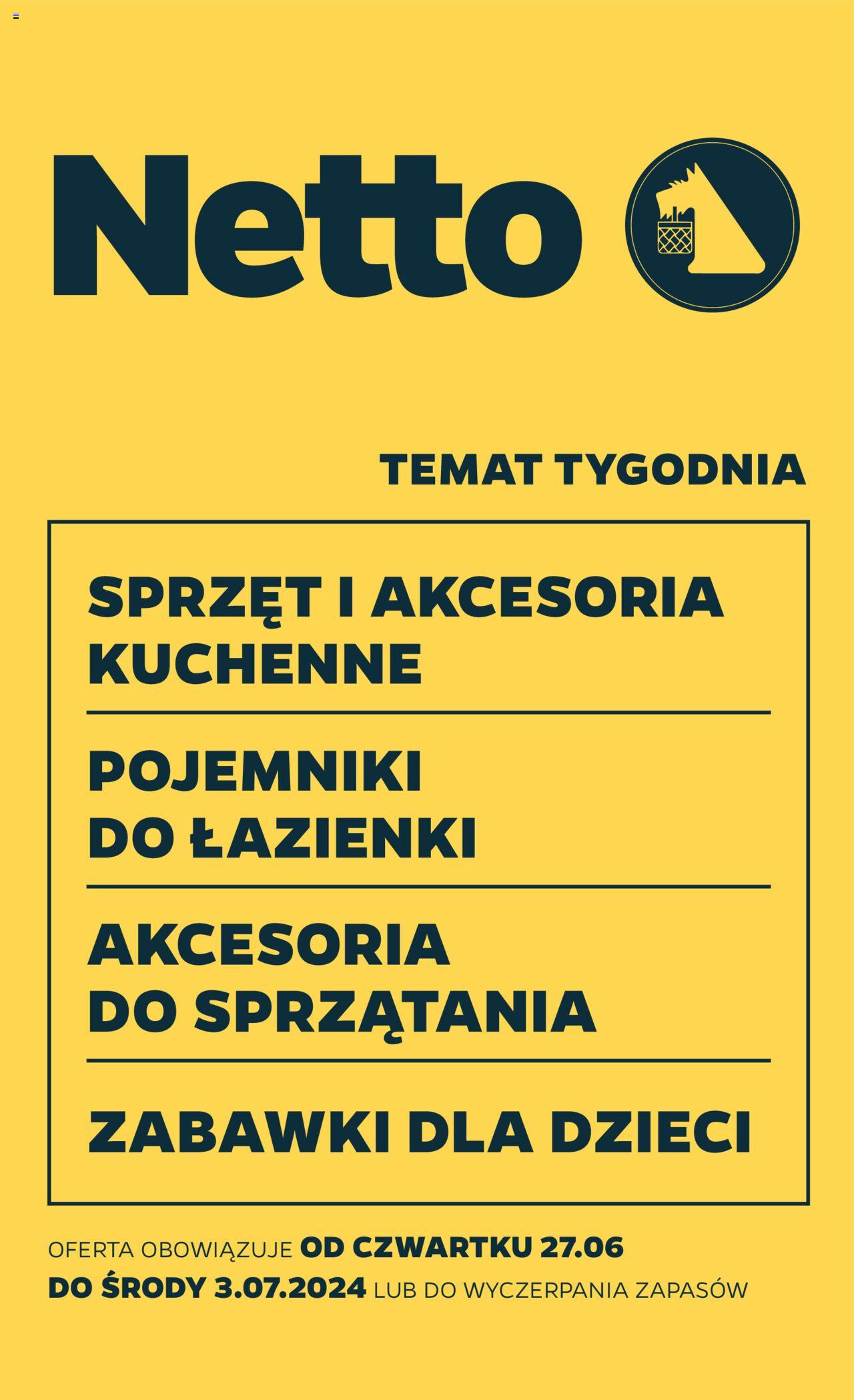 NETTO Gazetka Non Food ważna od 27.06.2024 do 03.07.2024 strona 1