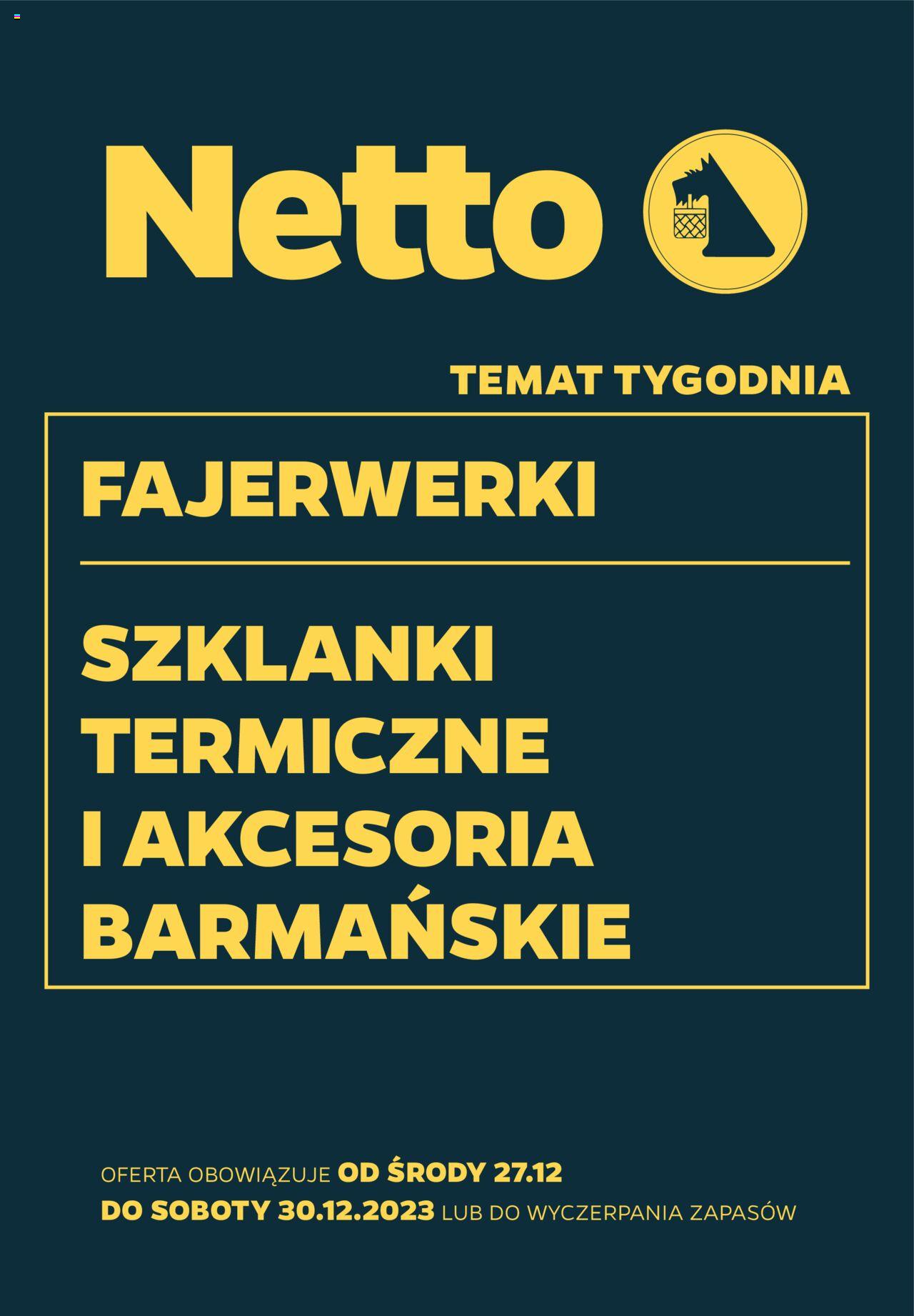 NETTO Gazetka Non Food ważna od 27.12.2023 do 30.12.2023 strona 1