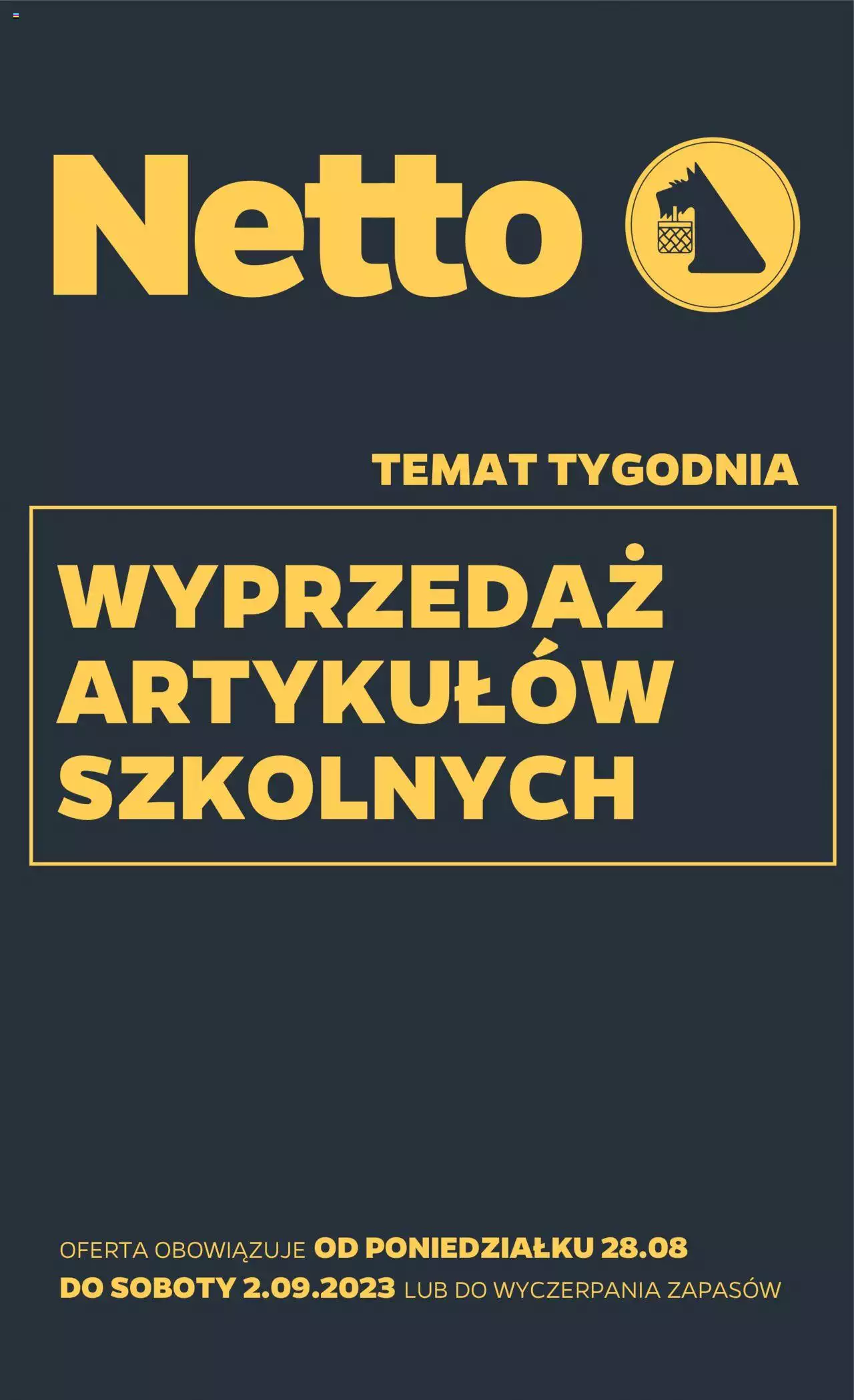 NETTO Gazetka Non Food ważna od 28.08.2023 do 02.09.2023 strona 1
