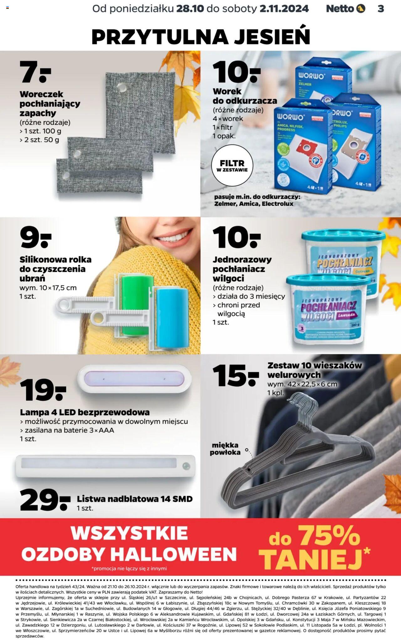 NETTO Gazetka Non Food ważna od  28.10.2024 do 02.11.2024 strona 3