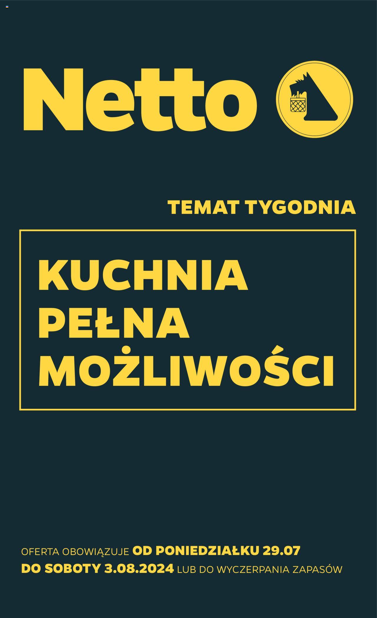 NETTO Gazetka Non Food ważna od 29.07.2024 do 03.08.2024 strona 1