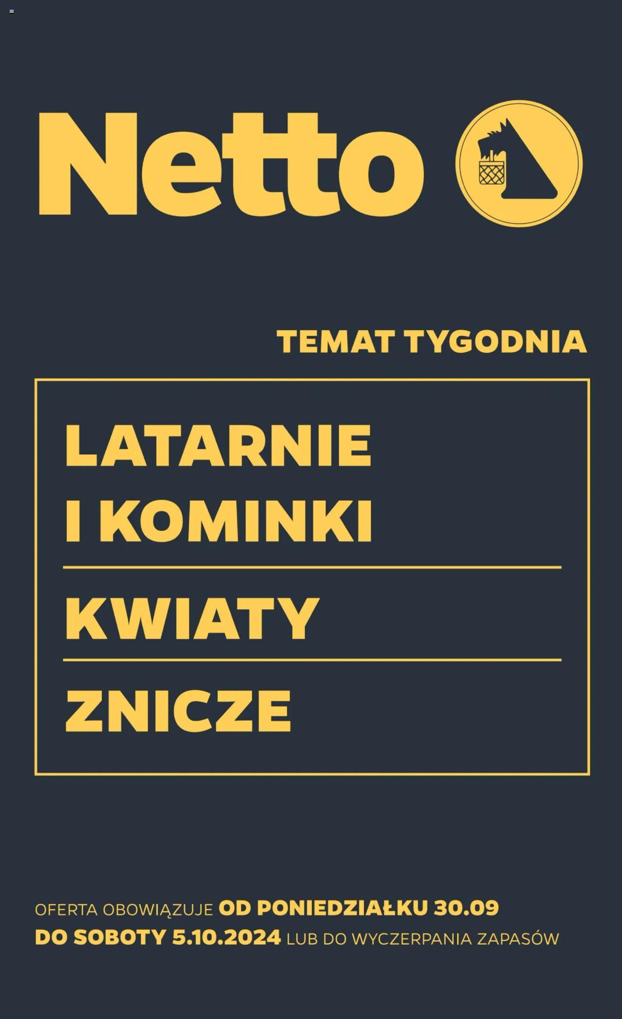 NETTO Gazetka Non Food ważna od 30.09.2024 do 05.10.2024 strona 1