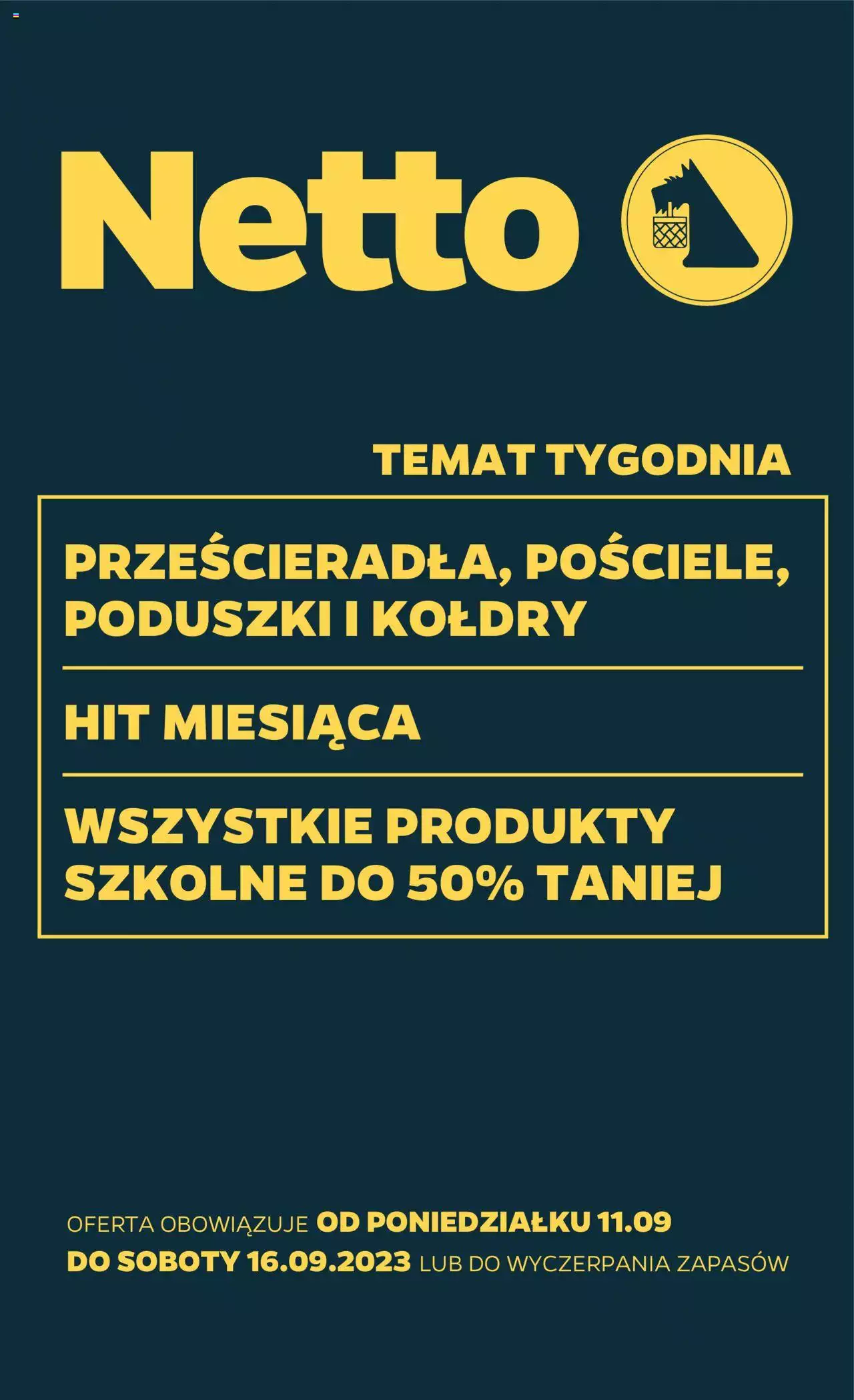 NETTO Gazetka Non Food ważne od 11.09.2023 do 16.09.2023 strona 1