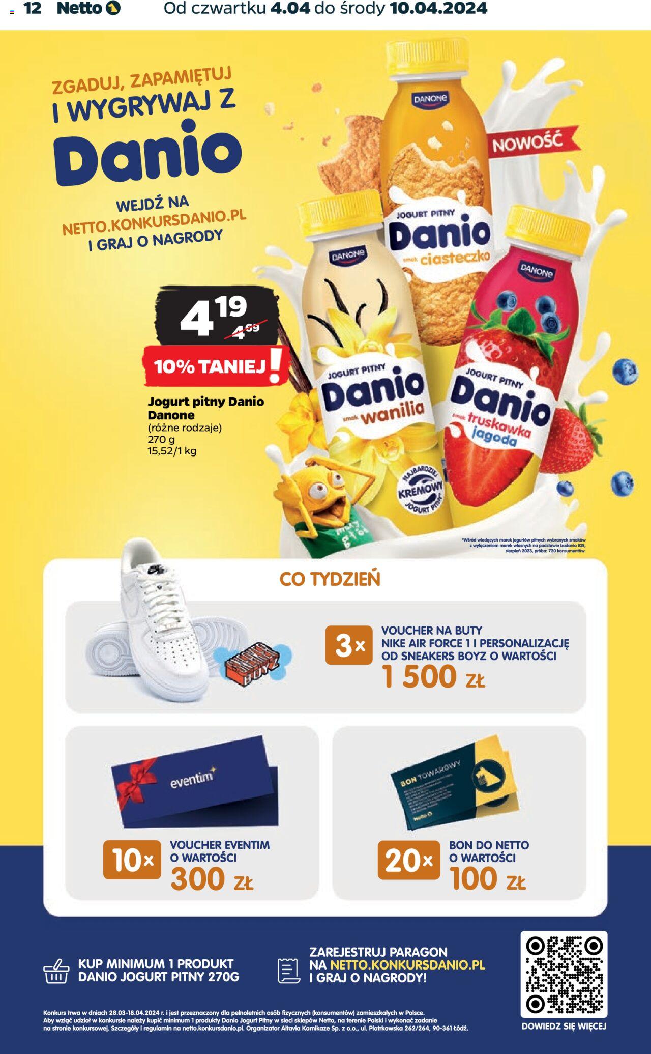 NETTO Gazetka spożywcza ważna od  04.04.2024 do 10.04.2024 strona 12