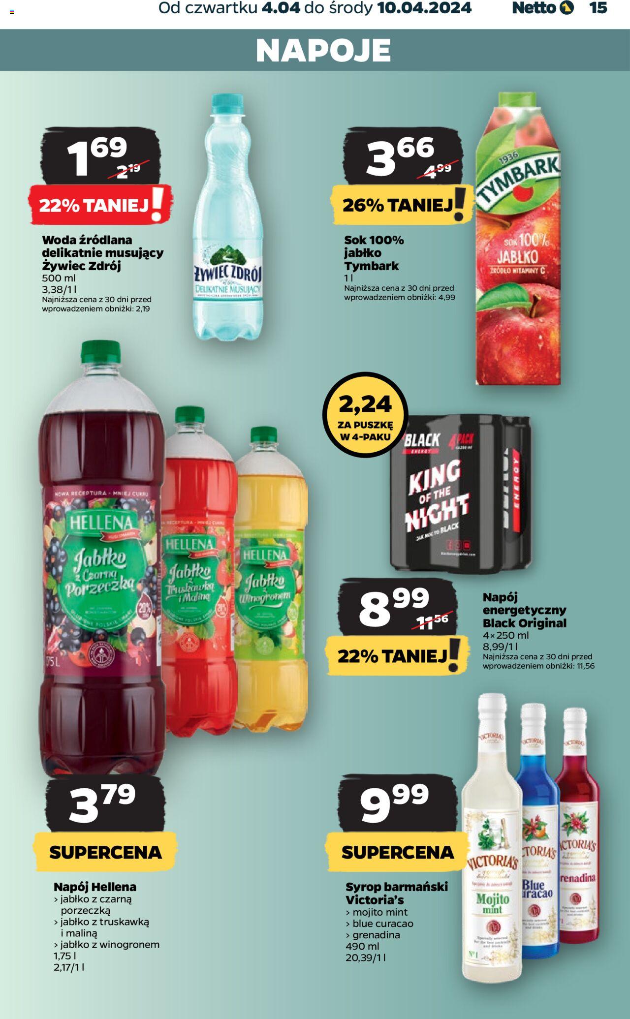 NETTO Gazetka spożywcza ważna od  04.04.2024 do 10.04.2024 strona 15