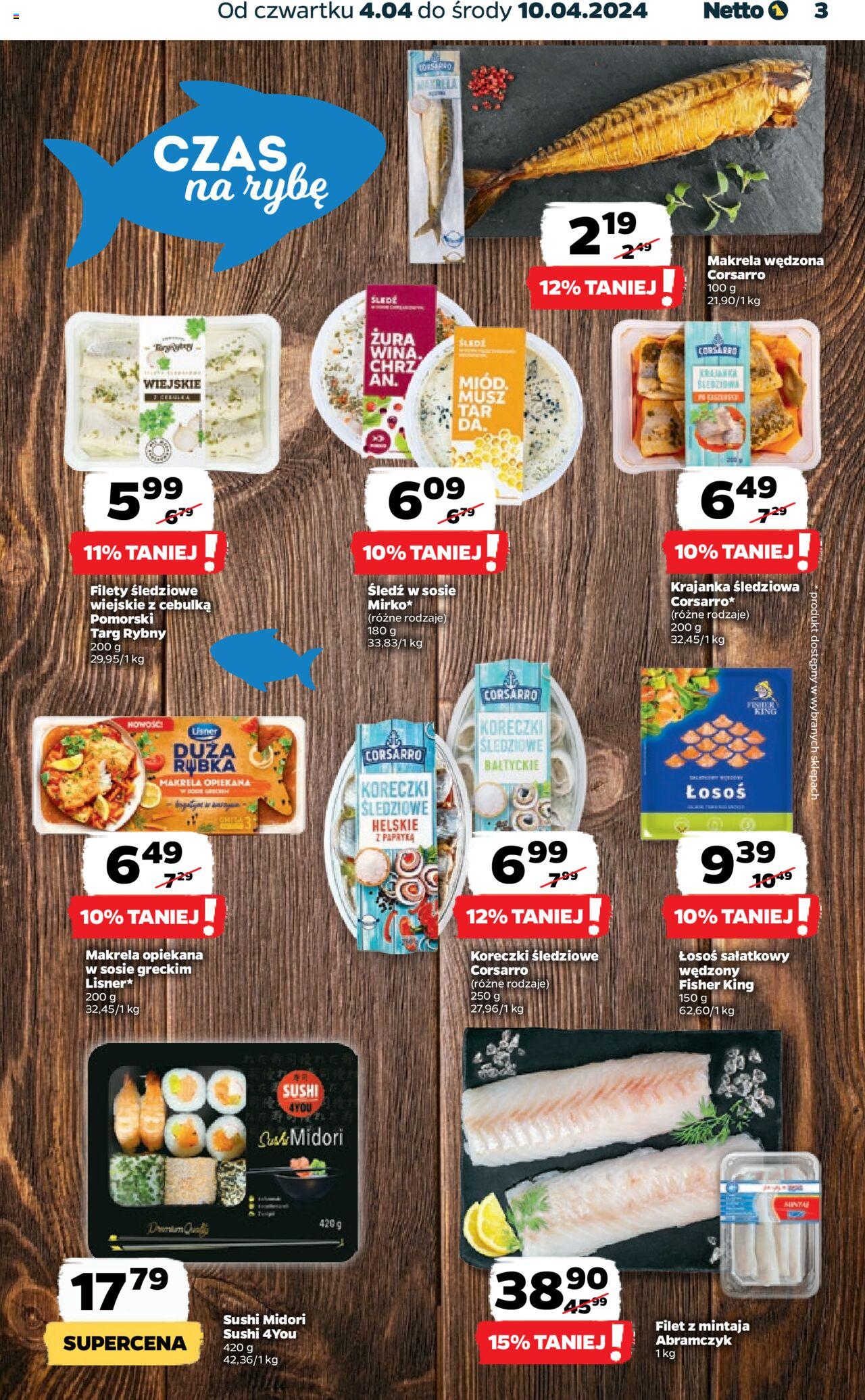 NETTO Gazetka spożywcza ważna od  04.04.2024 do 10.04.2024 strona 3