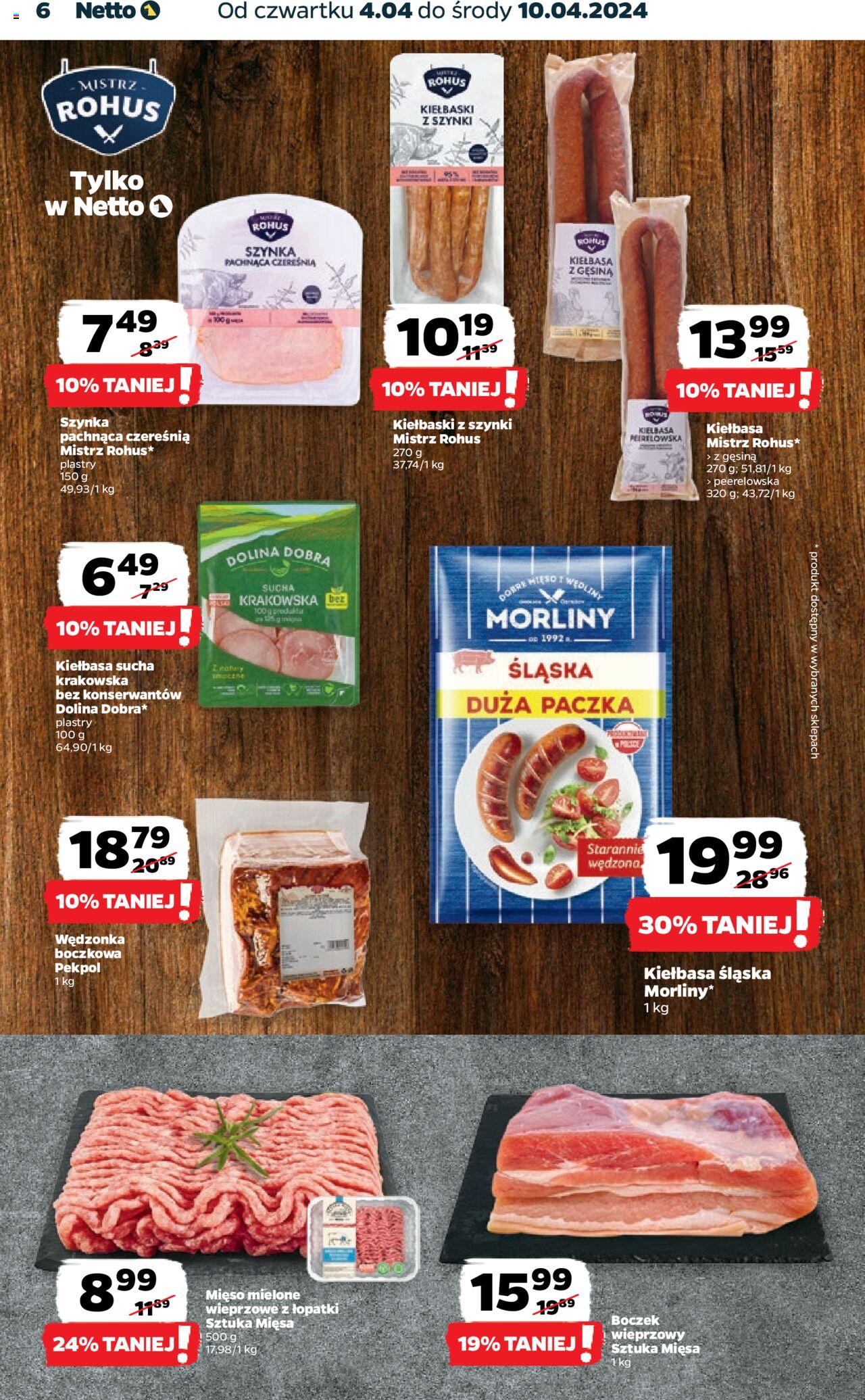 NETTO Gazetka spożywcza ważna od  04.04.2024 do 10.04.2024 strona 6