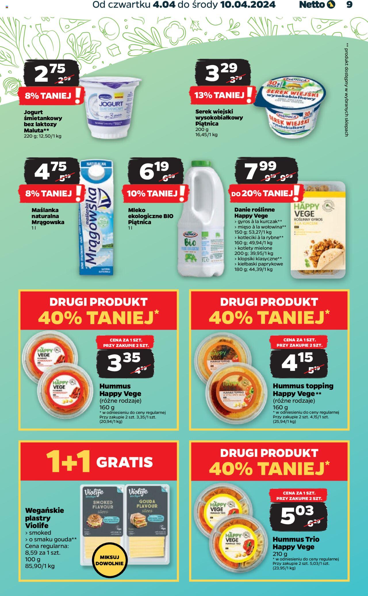 NETTO Gazetka spożywcza ważna od  04.04.2024 do 10.04.2024 strona 9