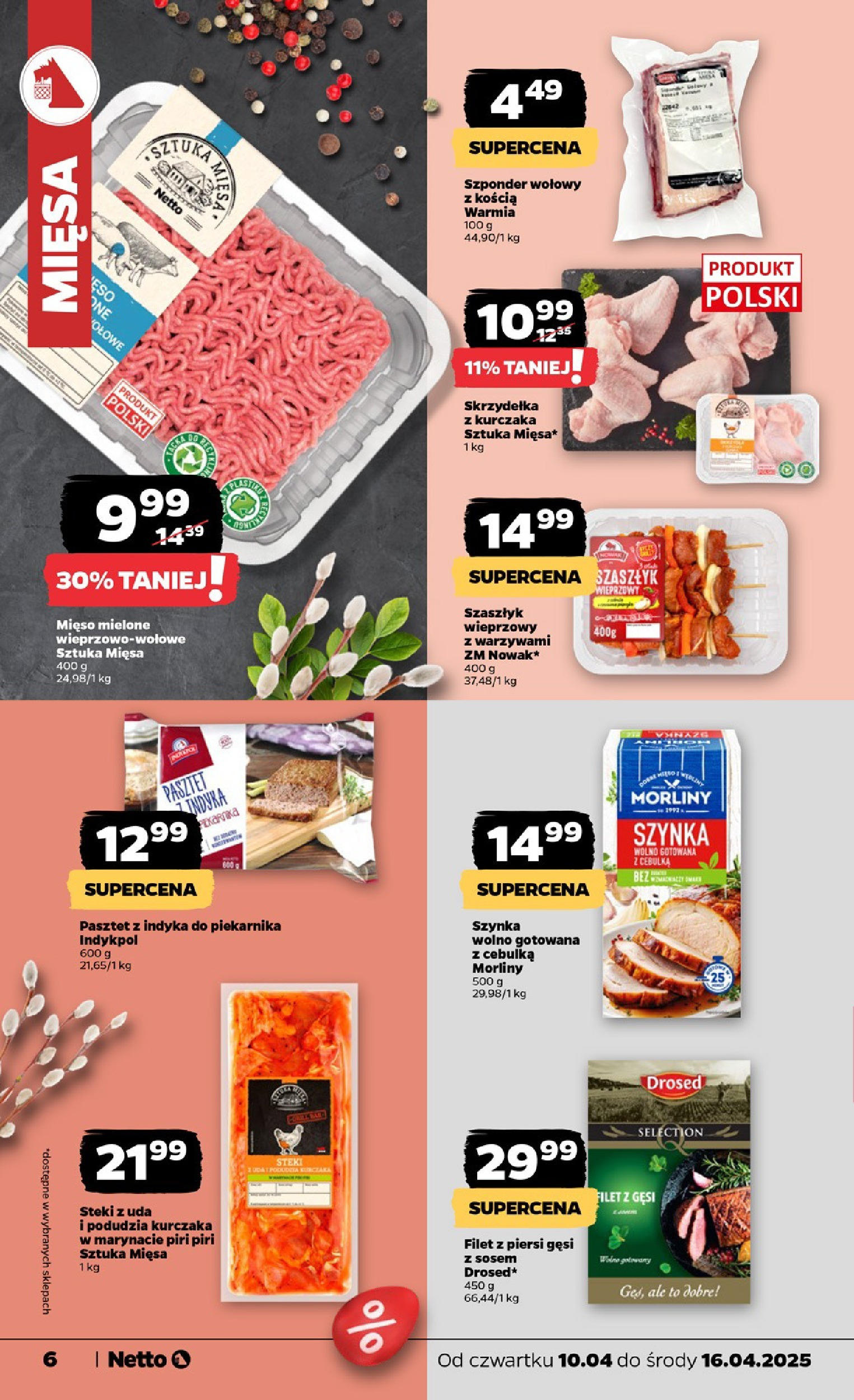 NETTO Gazetka spożywcza ważna  od 10.04.2025 do 16.04.2025 strona 6
