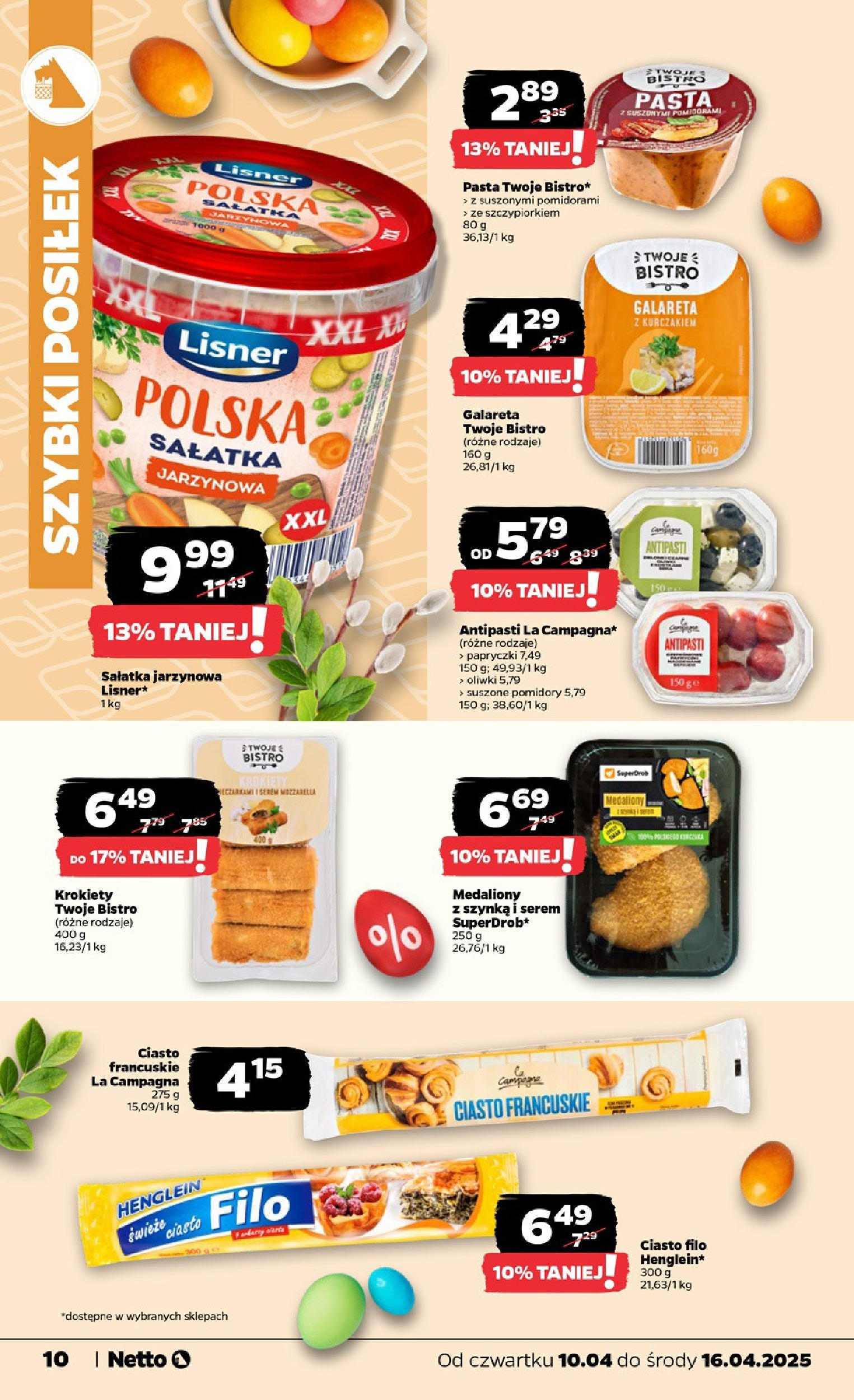 NETTO Gazetka spożywcza ważna  od 10.04.2025 do 16.04.2025 strona 10