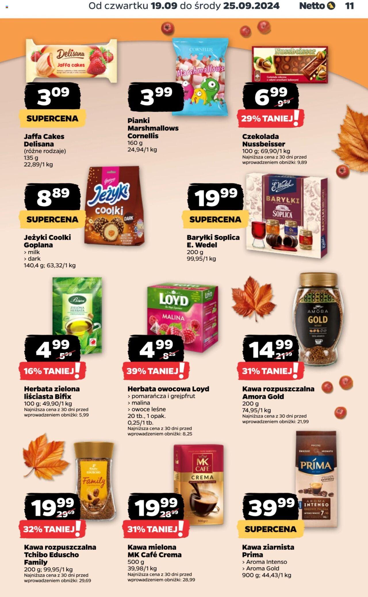 NETTO Gazetka spożywcza ważna od 19.09.2024 do 25.09.2024 strona 11