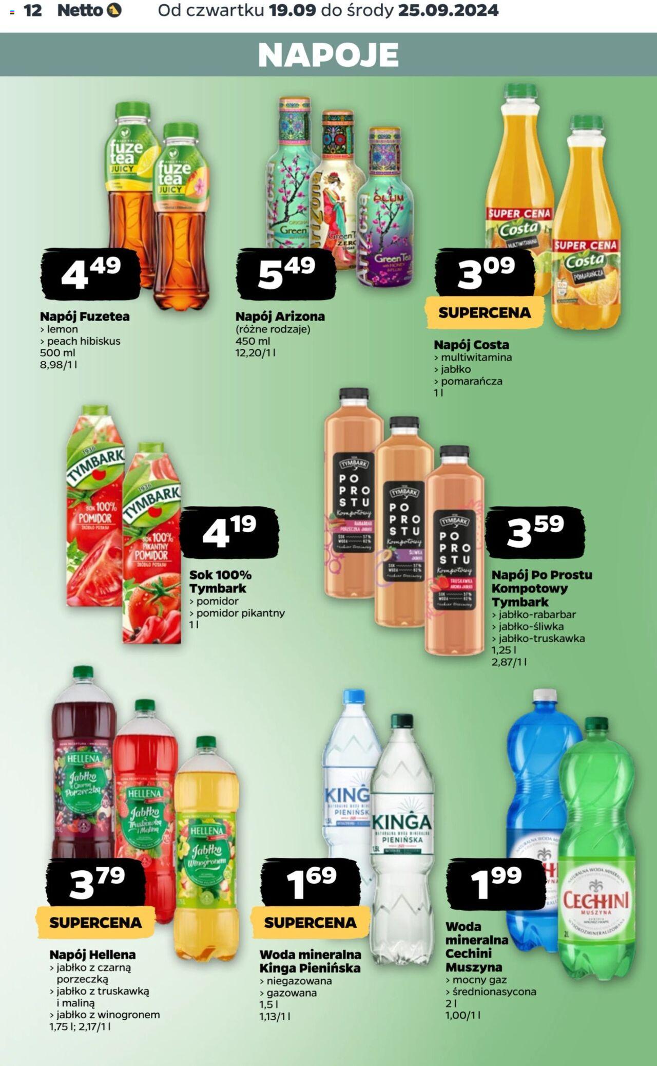 NETTO Gazetka spożywcza ważna od 19.09.2024 do 25.09.2024 strona 12
